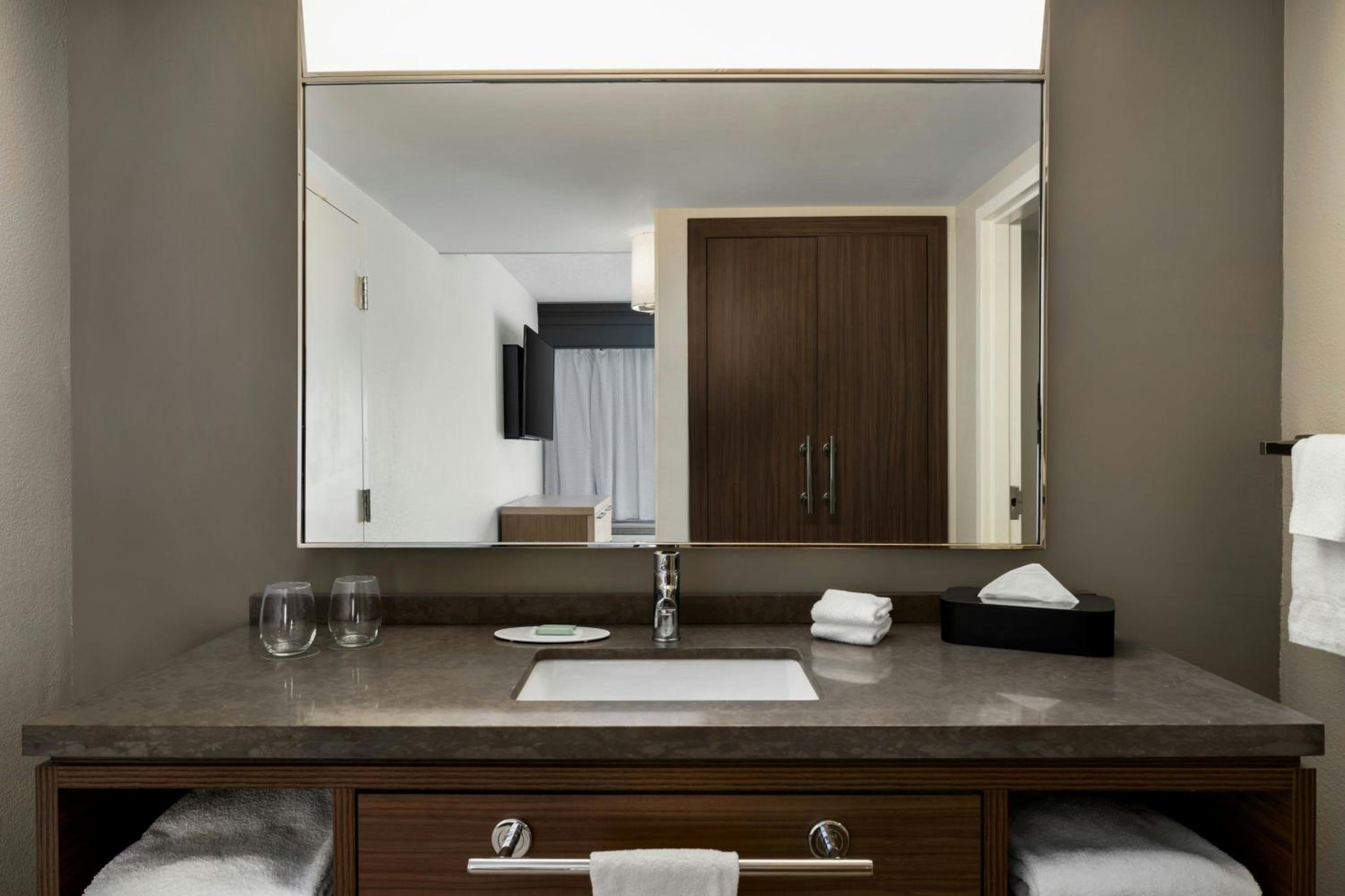 King Room with Sofa Bed and Roll-in Shower - Mobility and Hearing Accessible - Photo 7