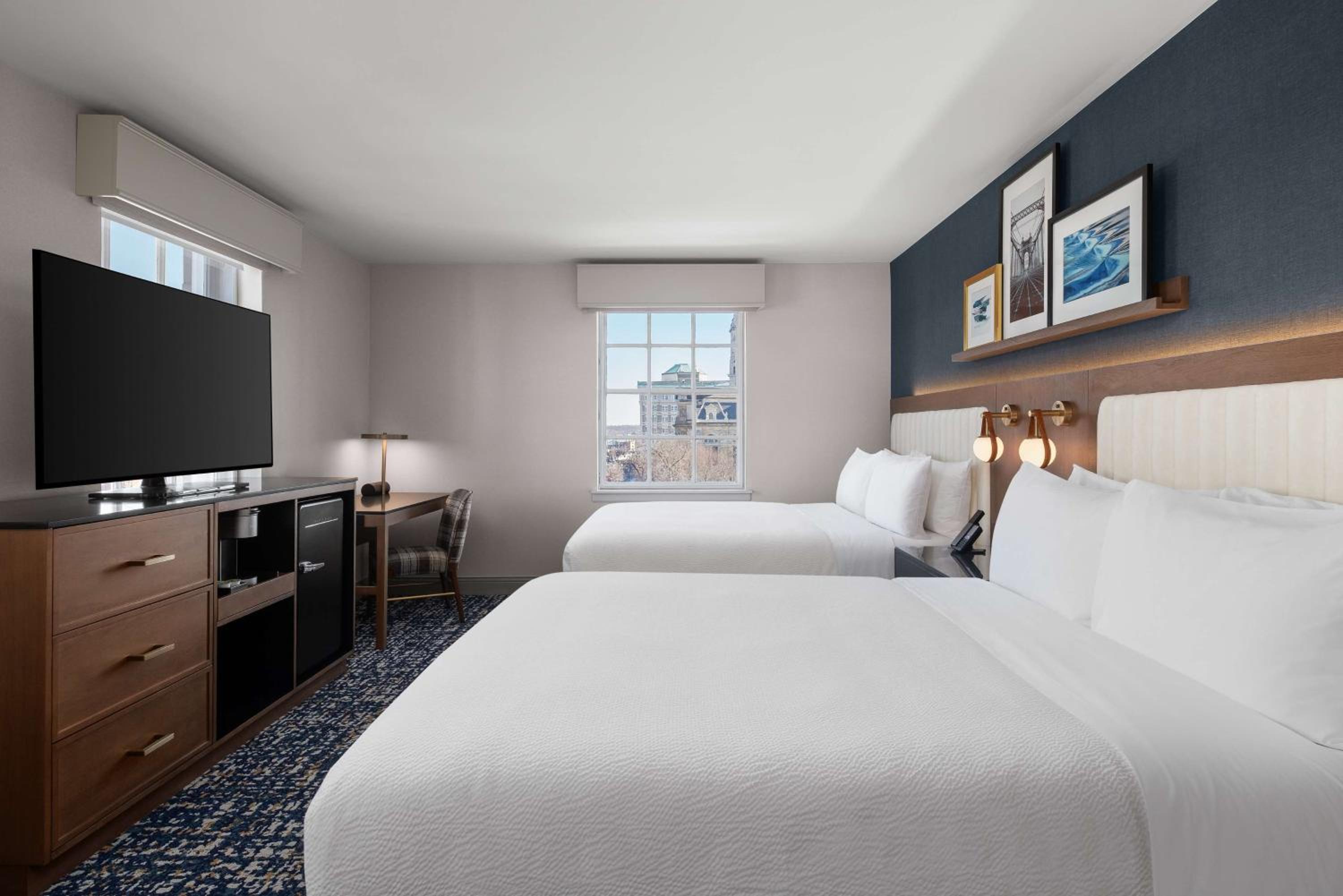 Corner Queen Room with Two Queen Beds - Photo 1