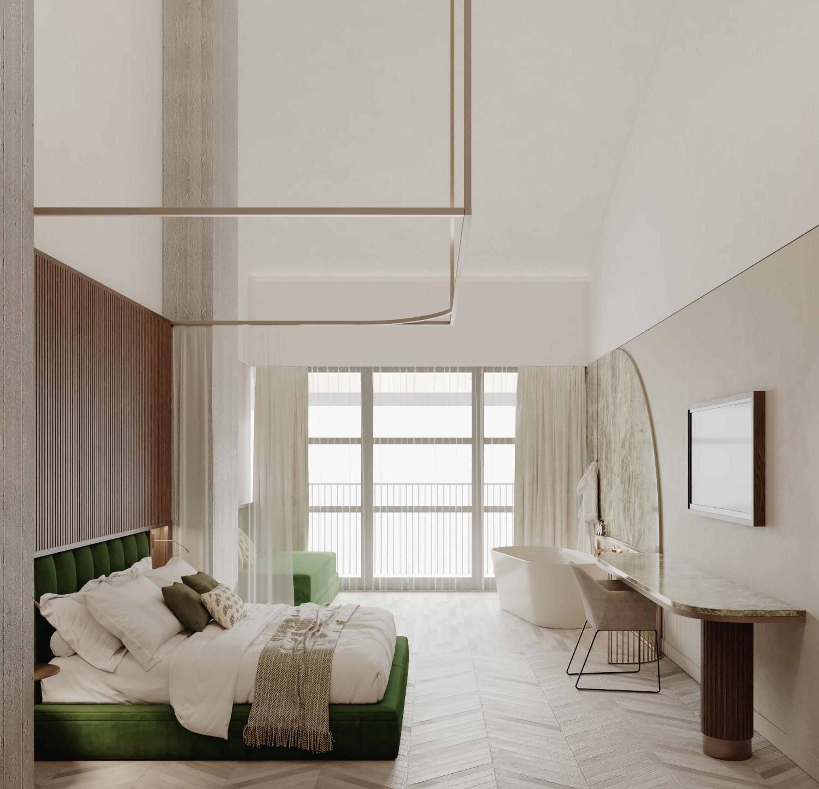 Prestige Double or Twin Room First Floor with Balcony - Vertical Garden Area photo 1