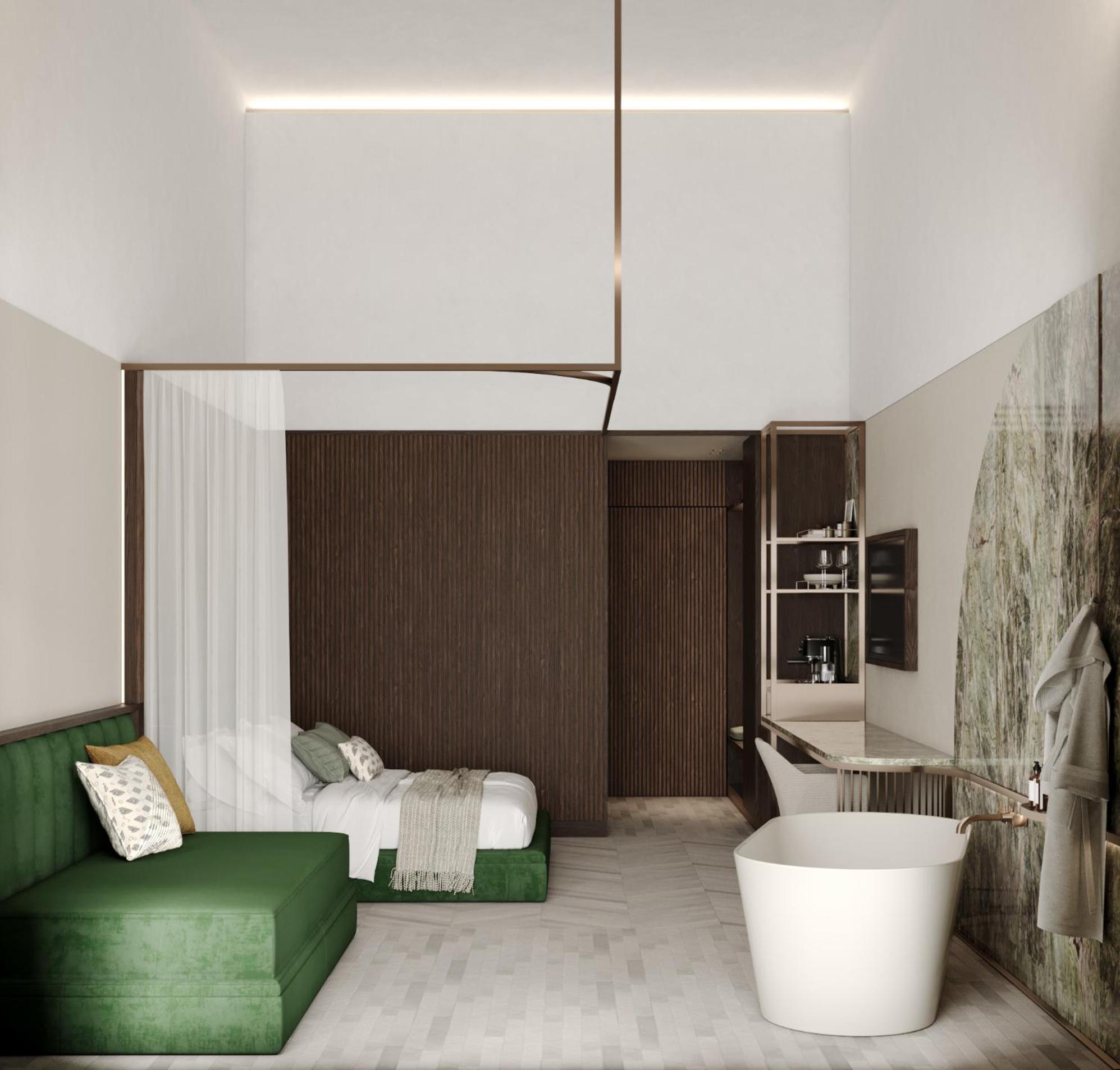Prestige Double or Twin Room First Floor with Balcony - Vertical Garden Area