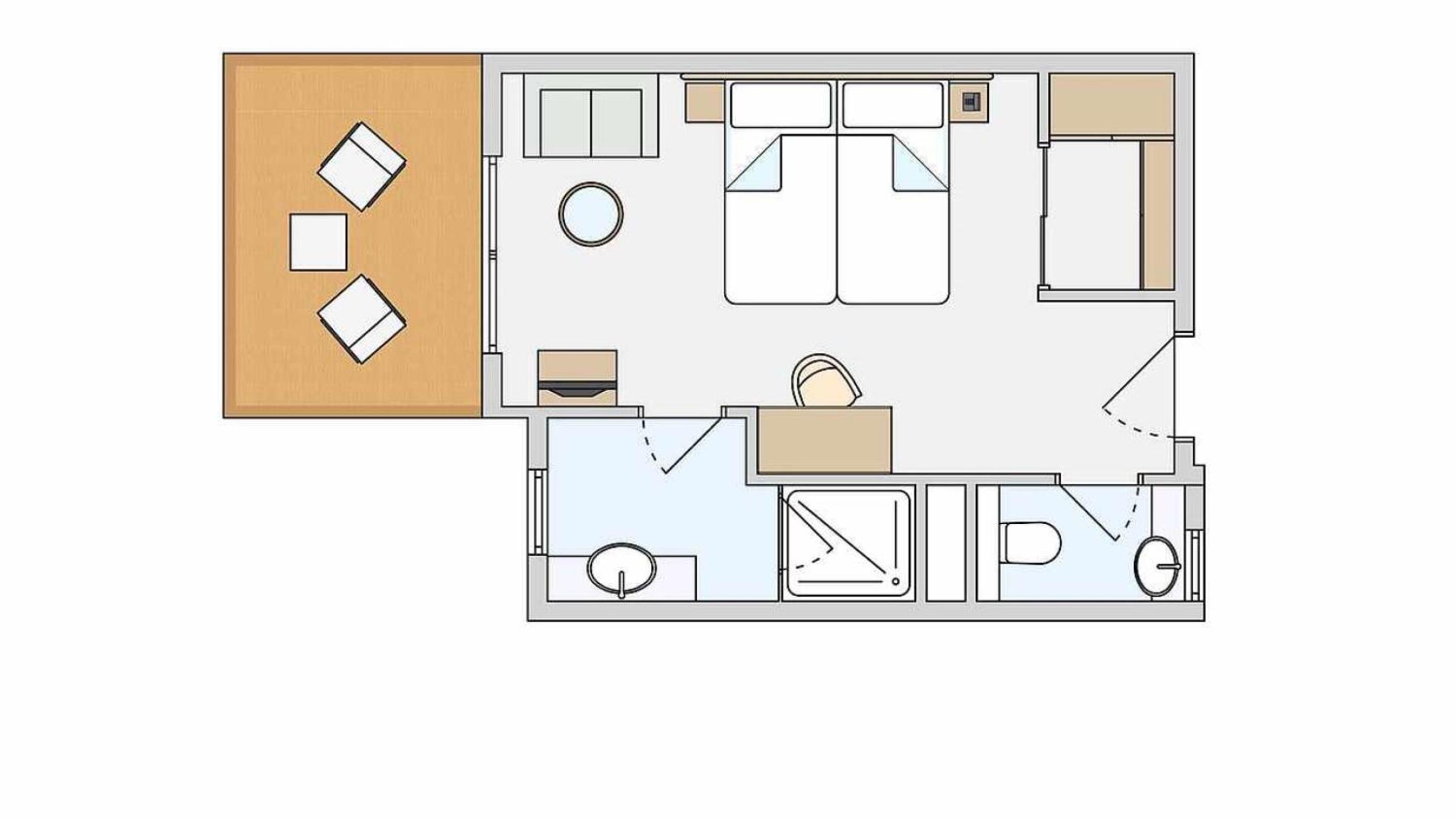Single Room with Garden View