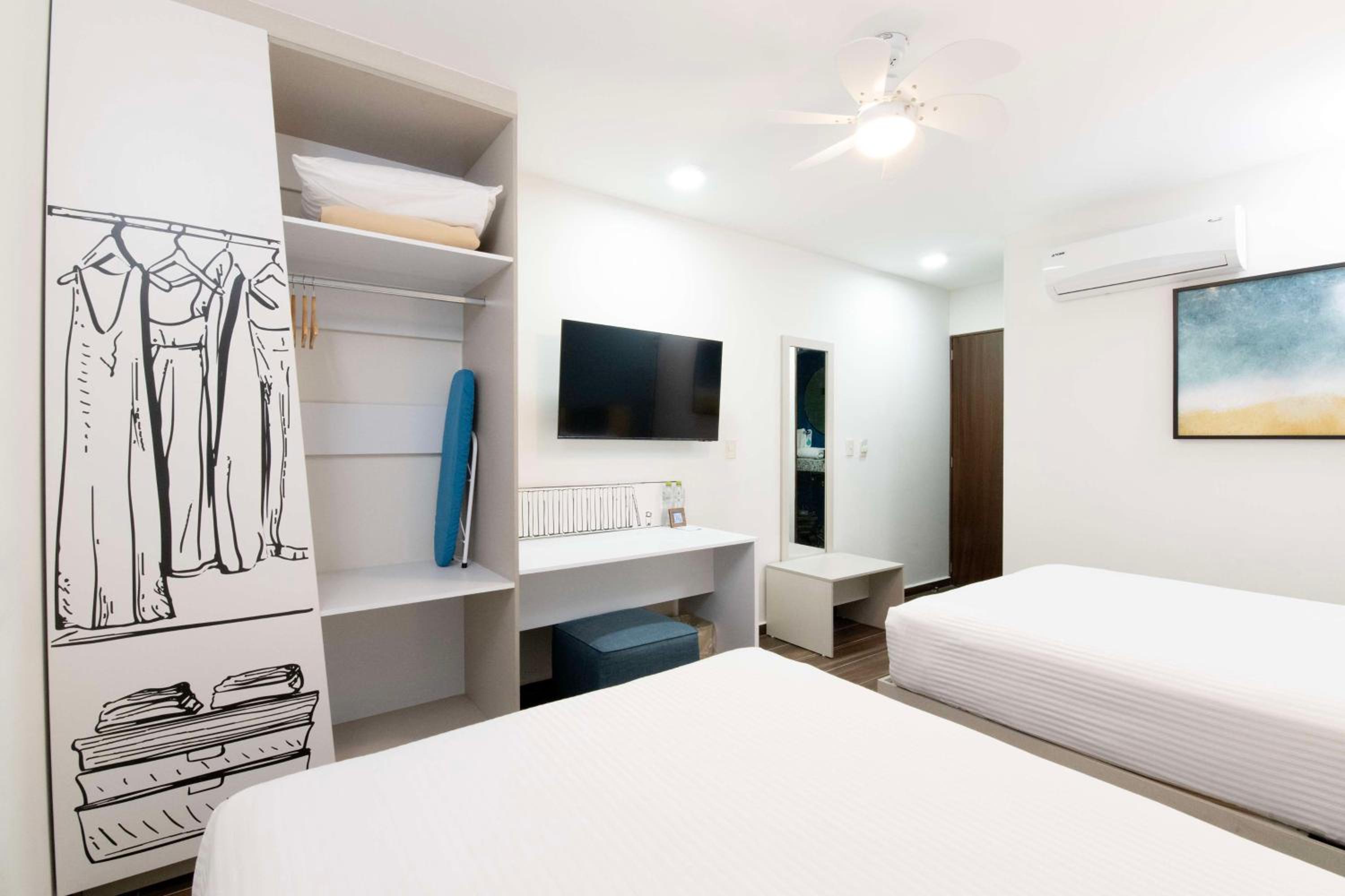 Standard Double Room with Two Double Beds - Non-Smoking