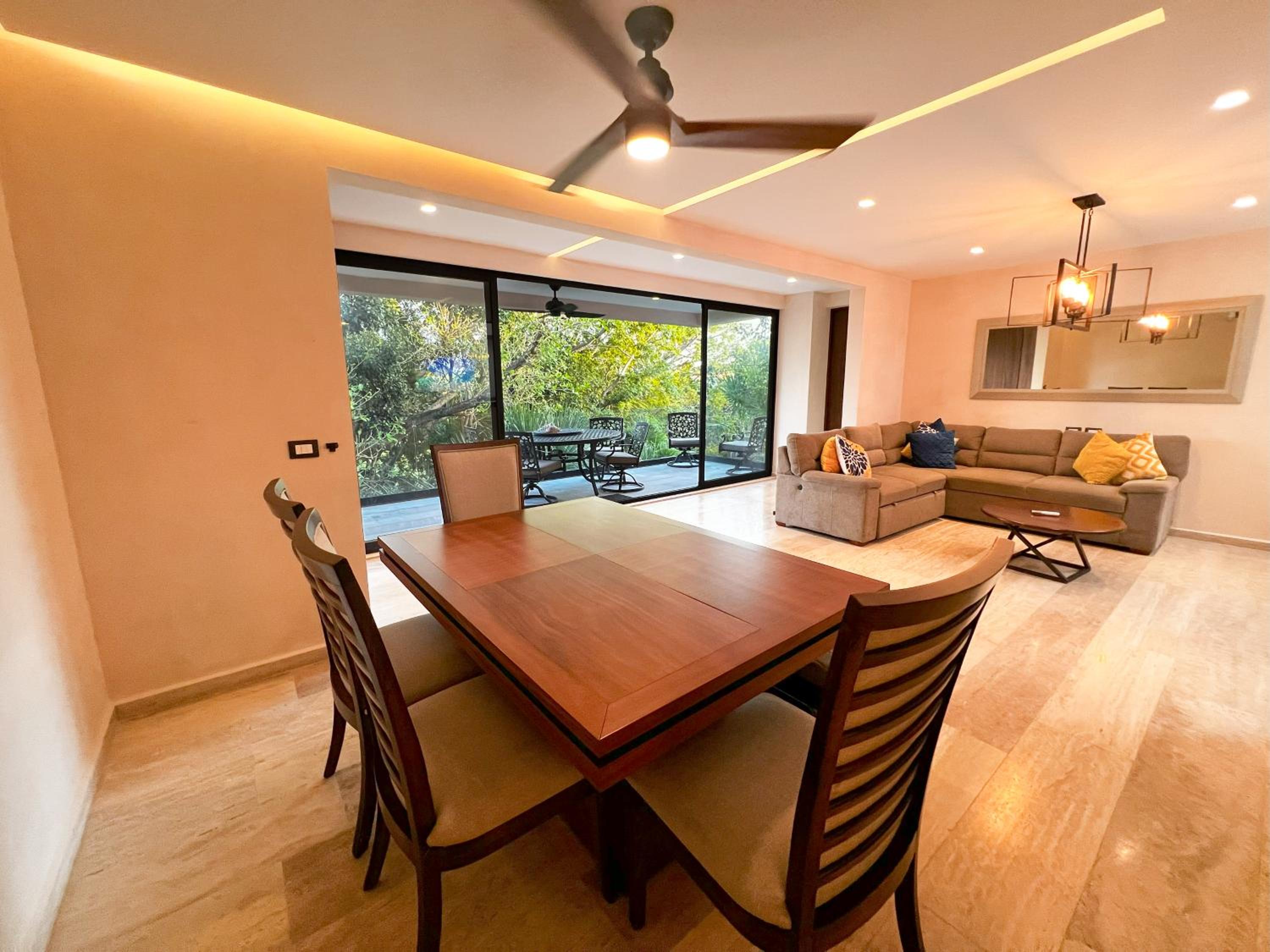 One-Bedroom Apartment with Garden View