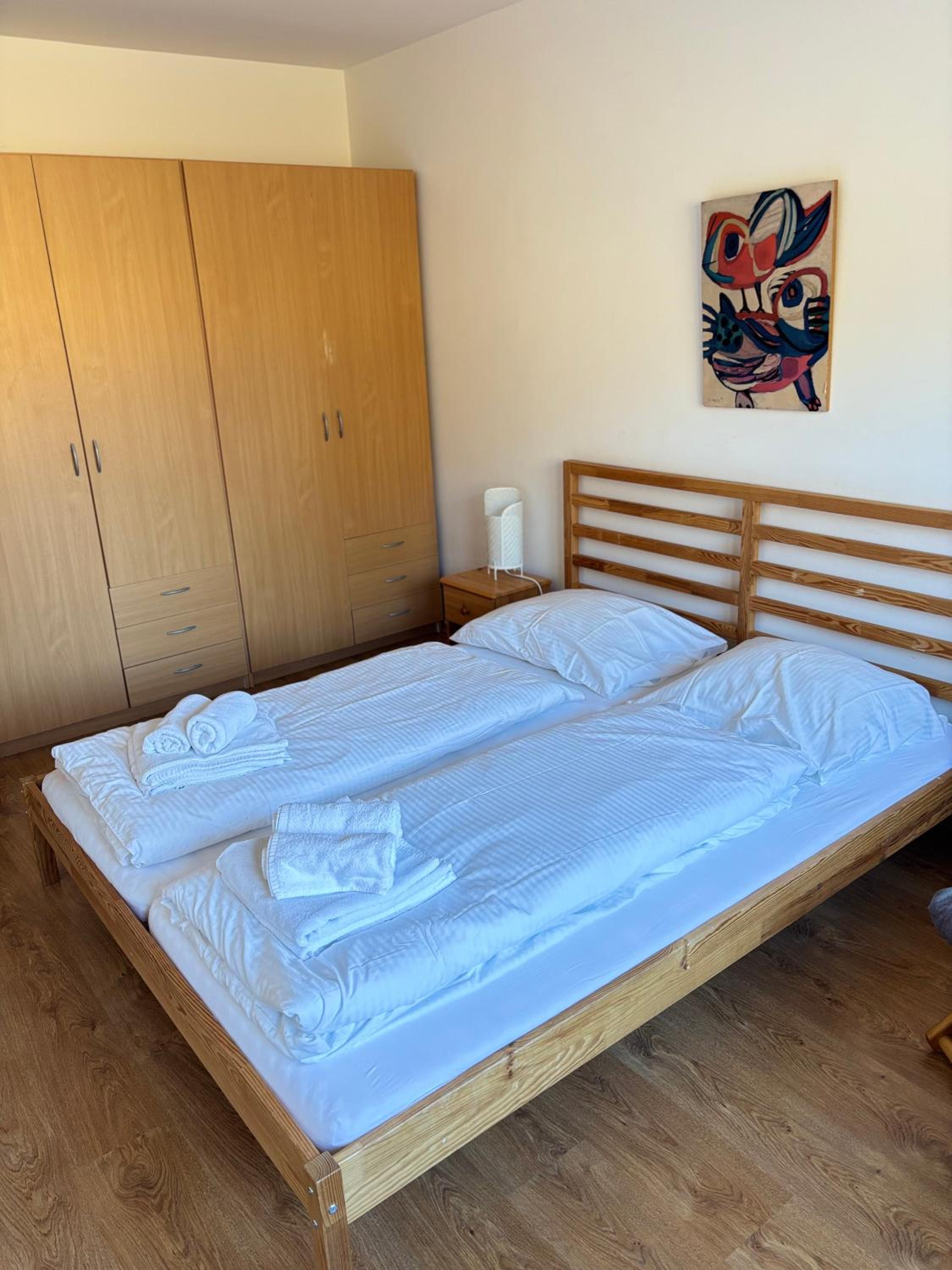 Three-Bedroom Apartment with Balcony