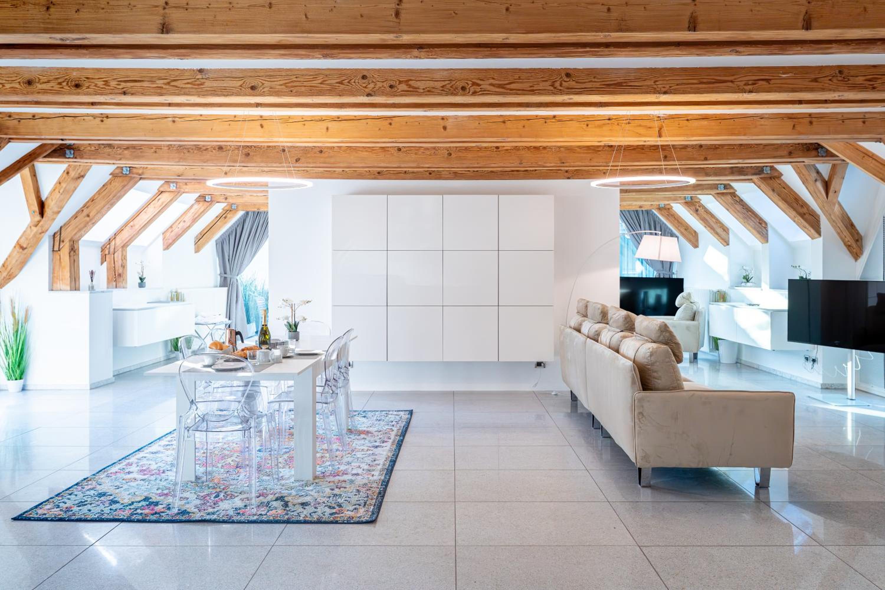 Three-Bedroom Premium Apartment with Balcony