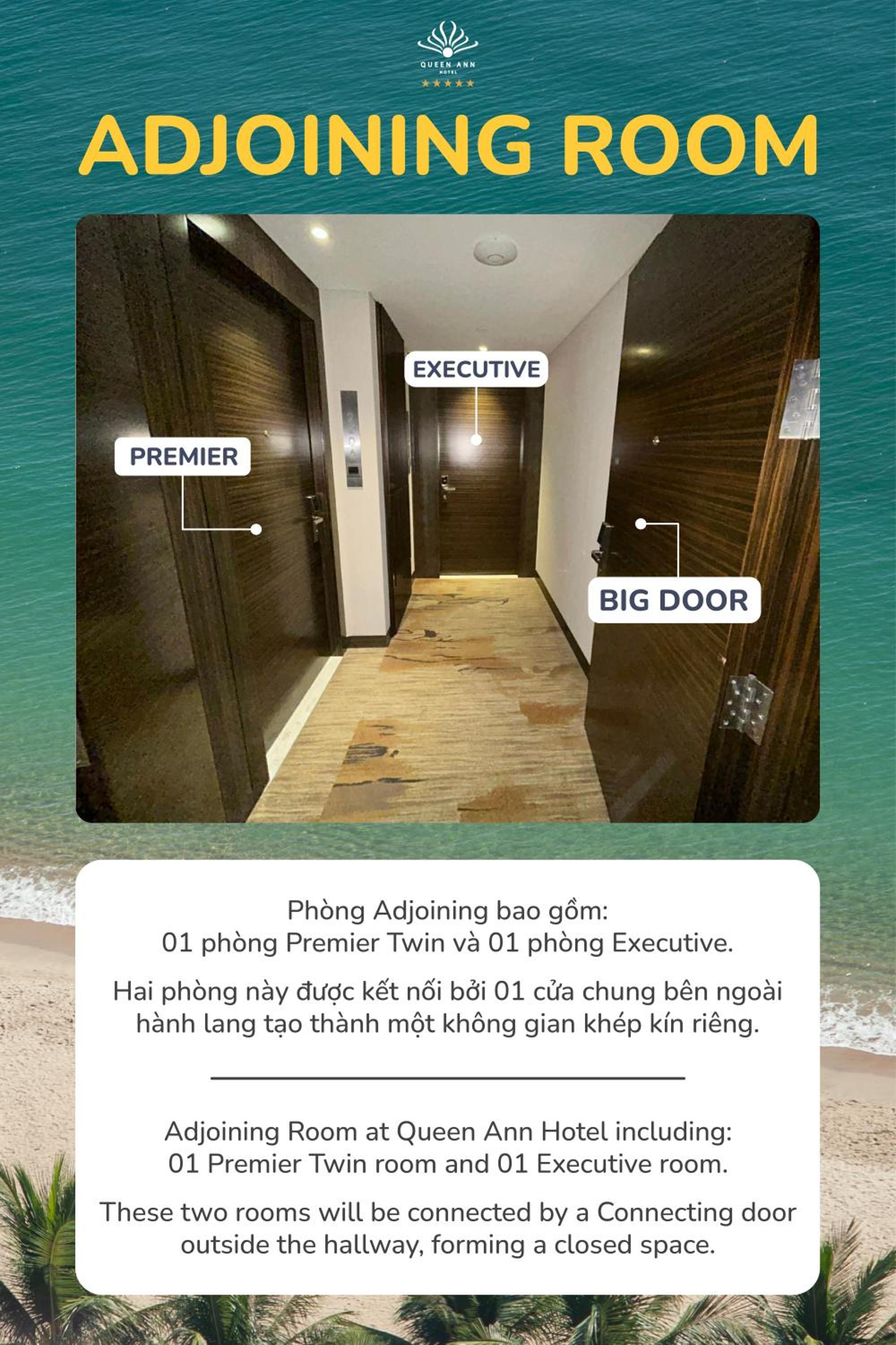 Adjoining Room - Including 01 Premier Twin room & 01 Executive Room photo 3