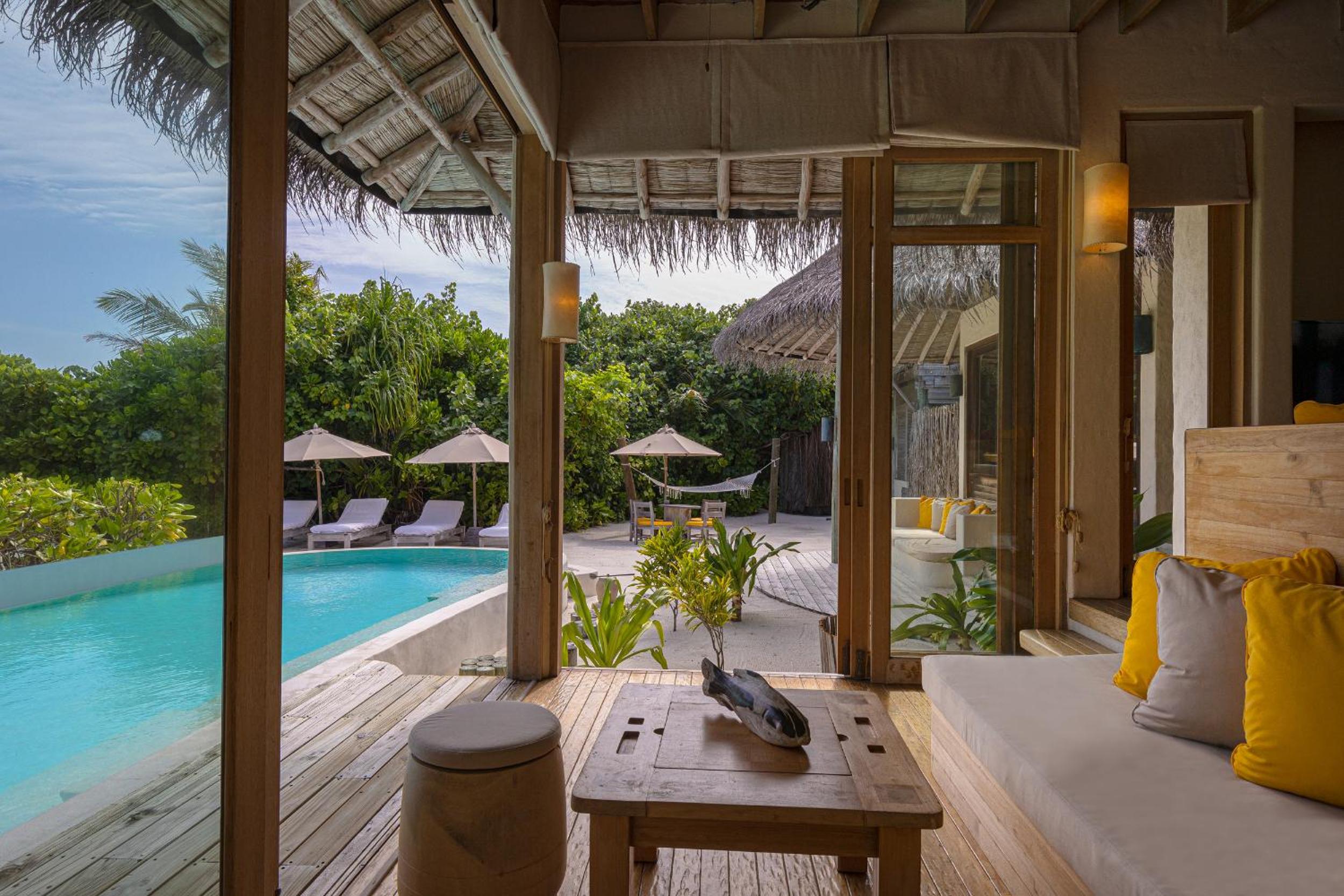 Two Bedroom Lagoon Beach Villa with Pool