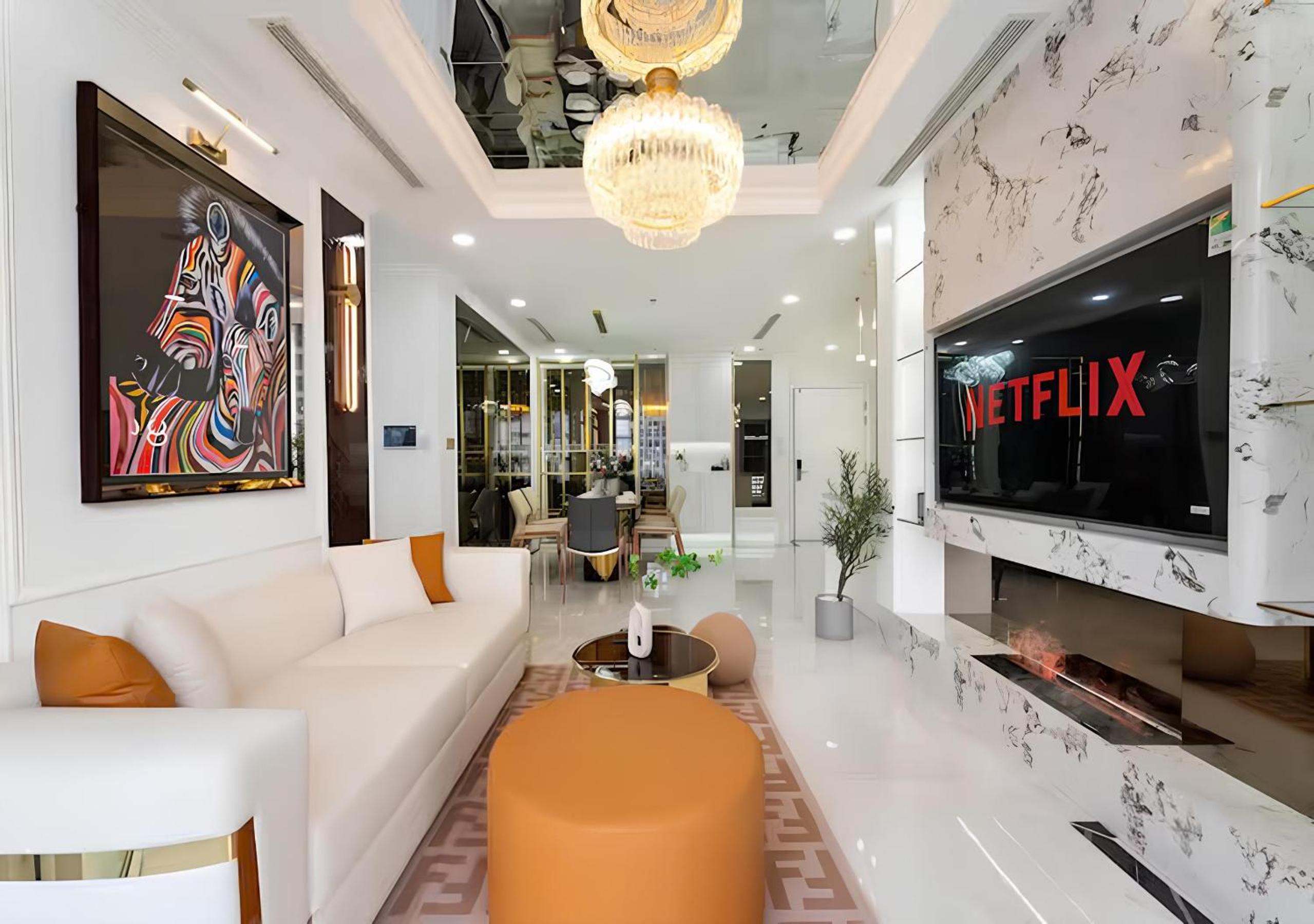 Three-Bedroom Apartment with Balcony