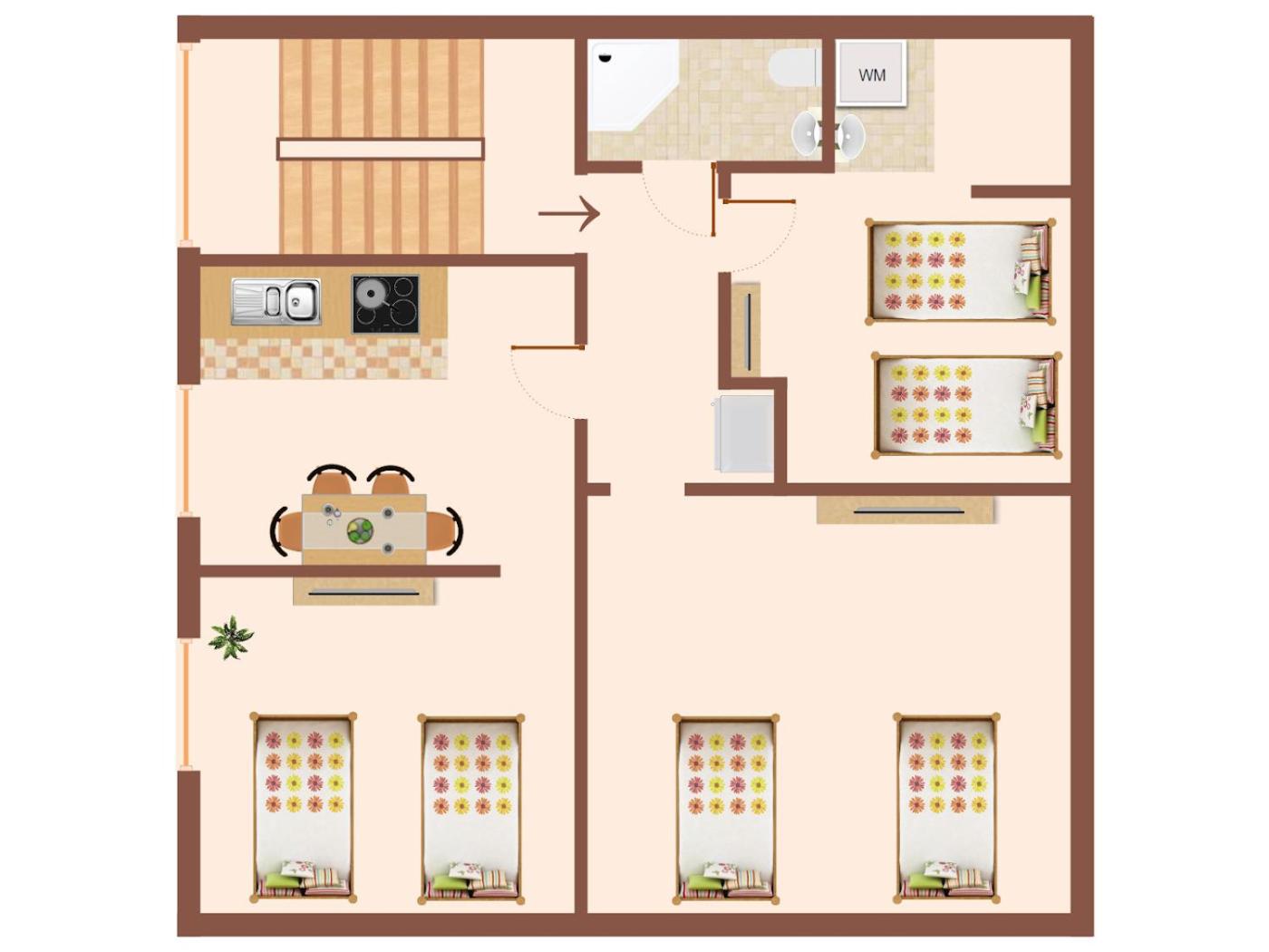 Three-Bedroom Apartment - High Floor photo 2
