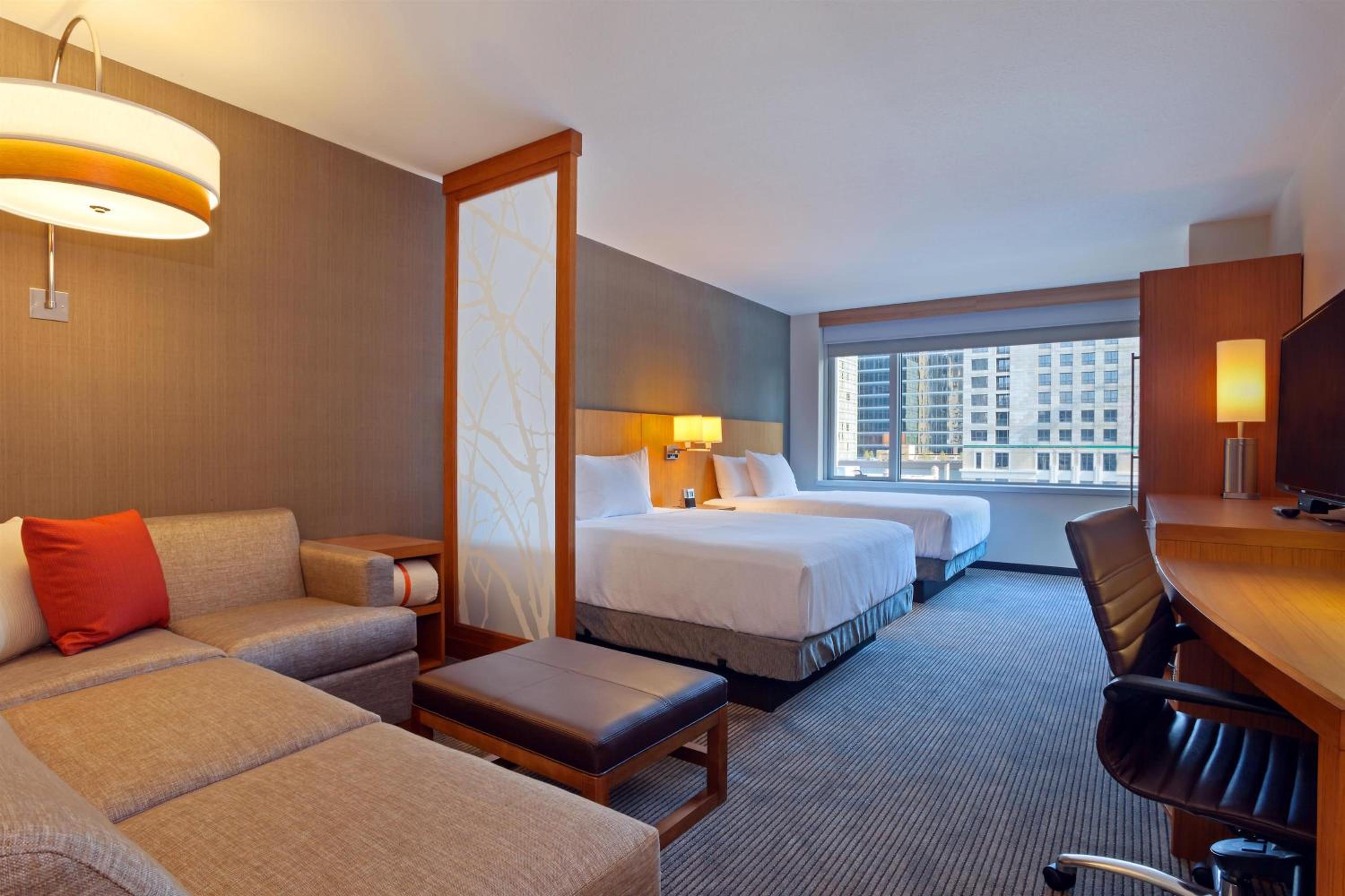 Queen Room with Two Queen Beds, Sofa Bed and Accessible Tub