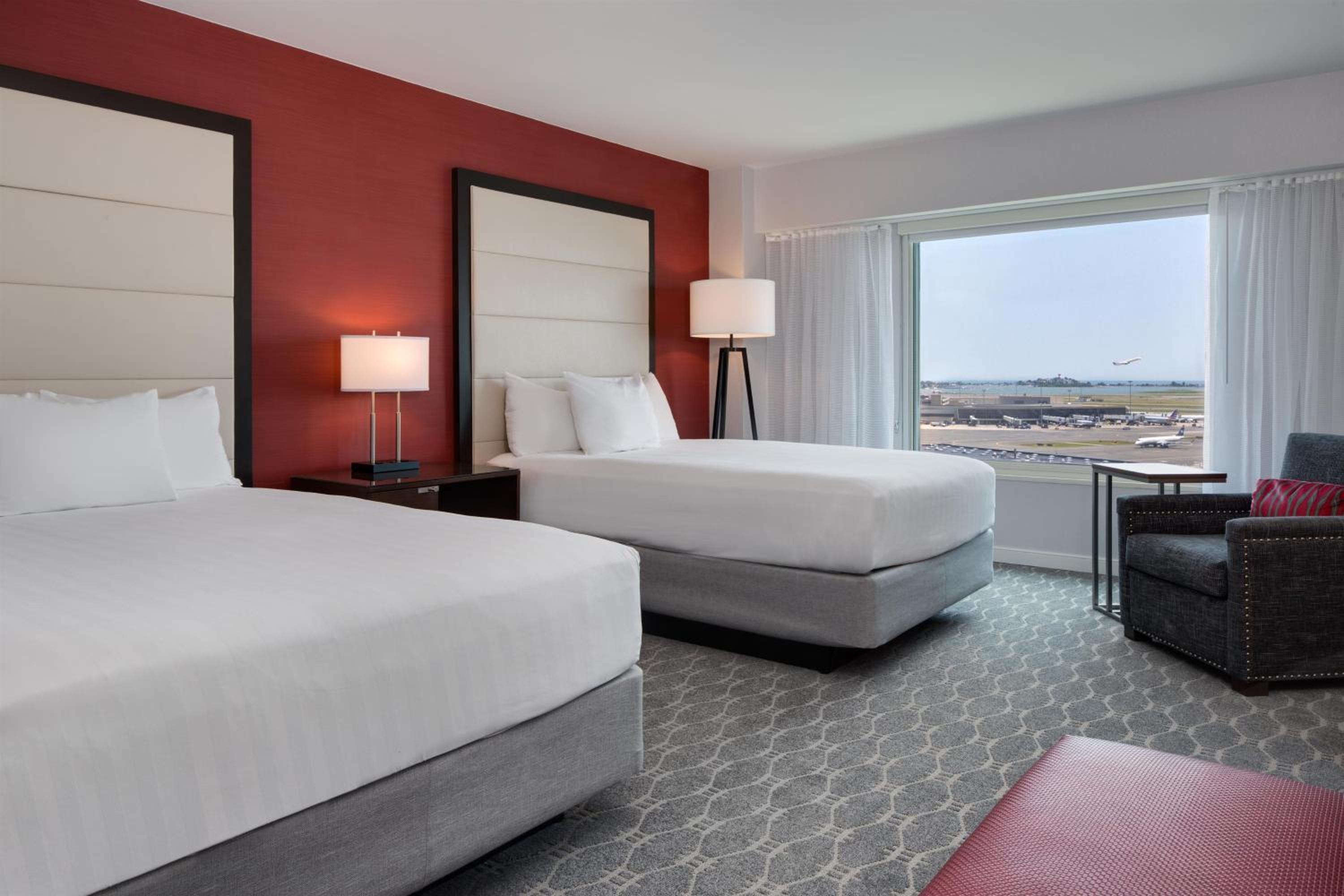Double Room with Two Double Beds and Harbor View