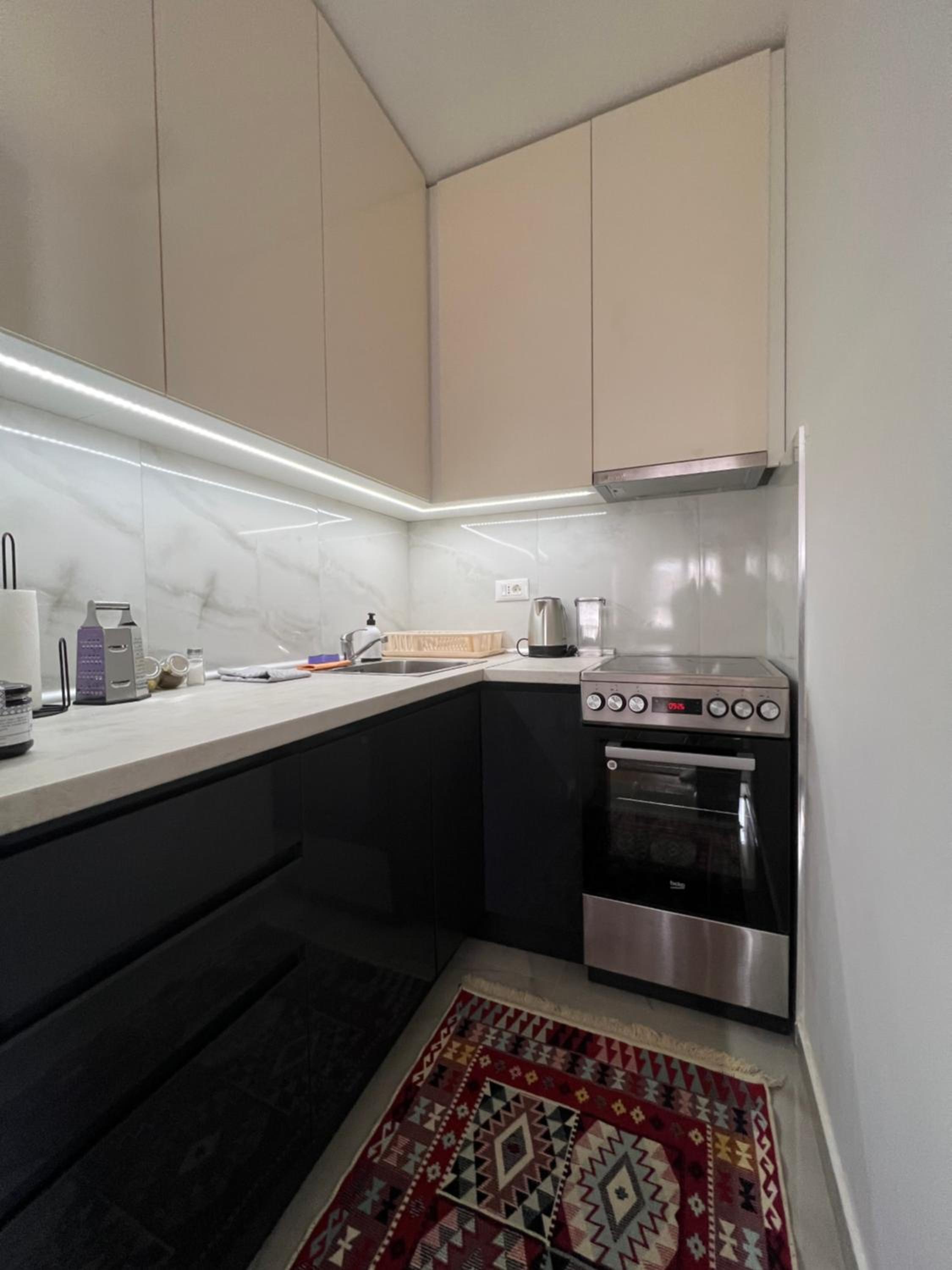One-Bedroom Apartment with Balcony and Mountain View