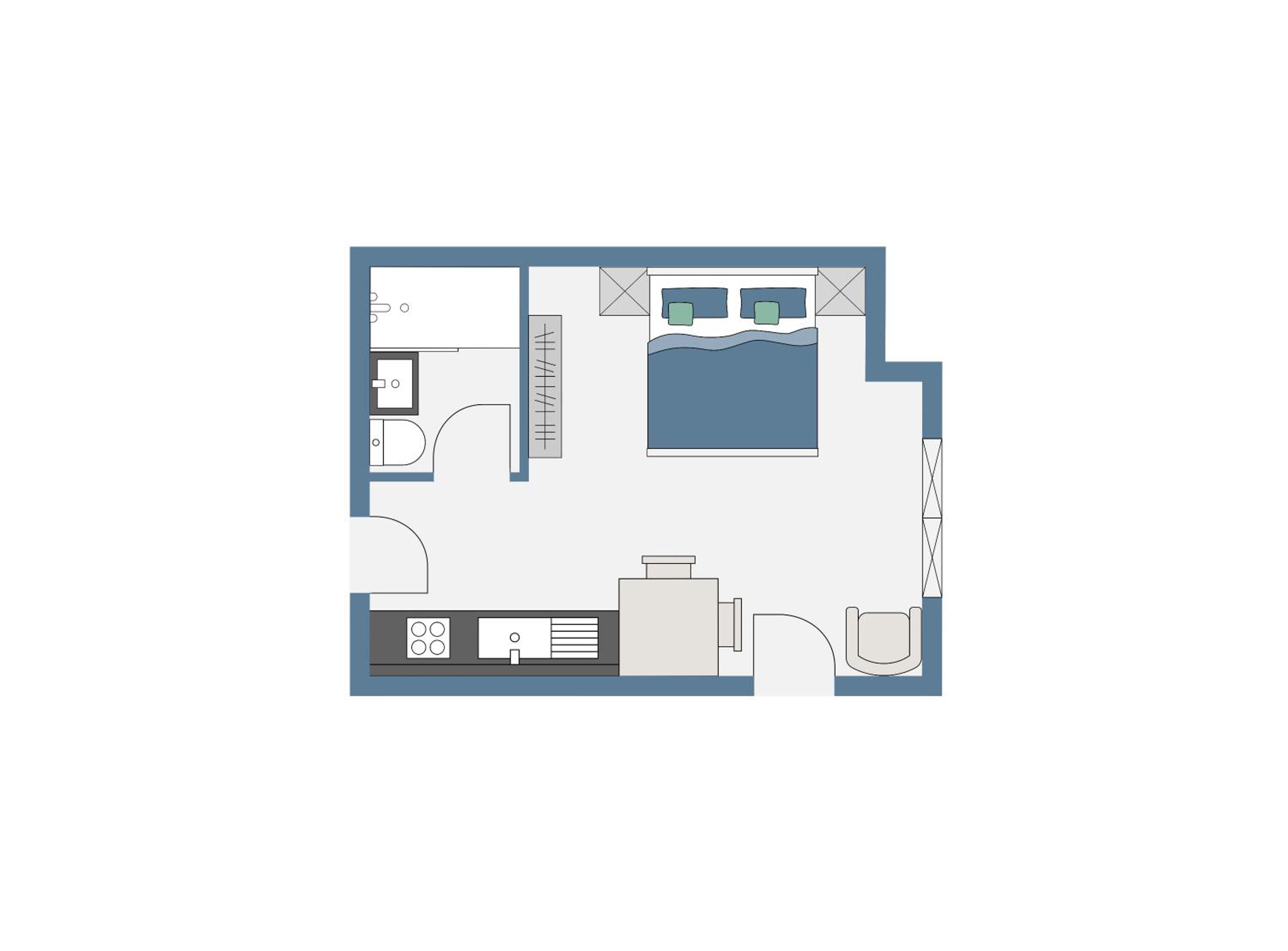 Studio Apartment - Photo 3