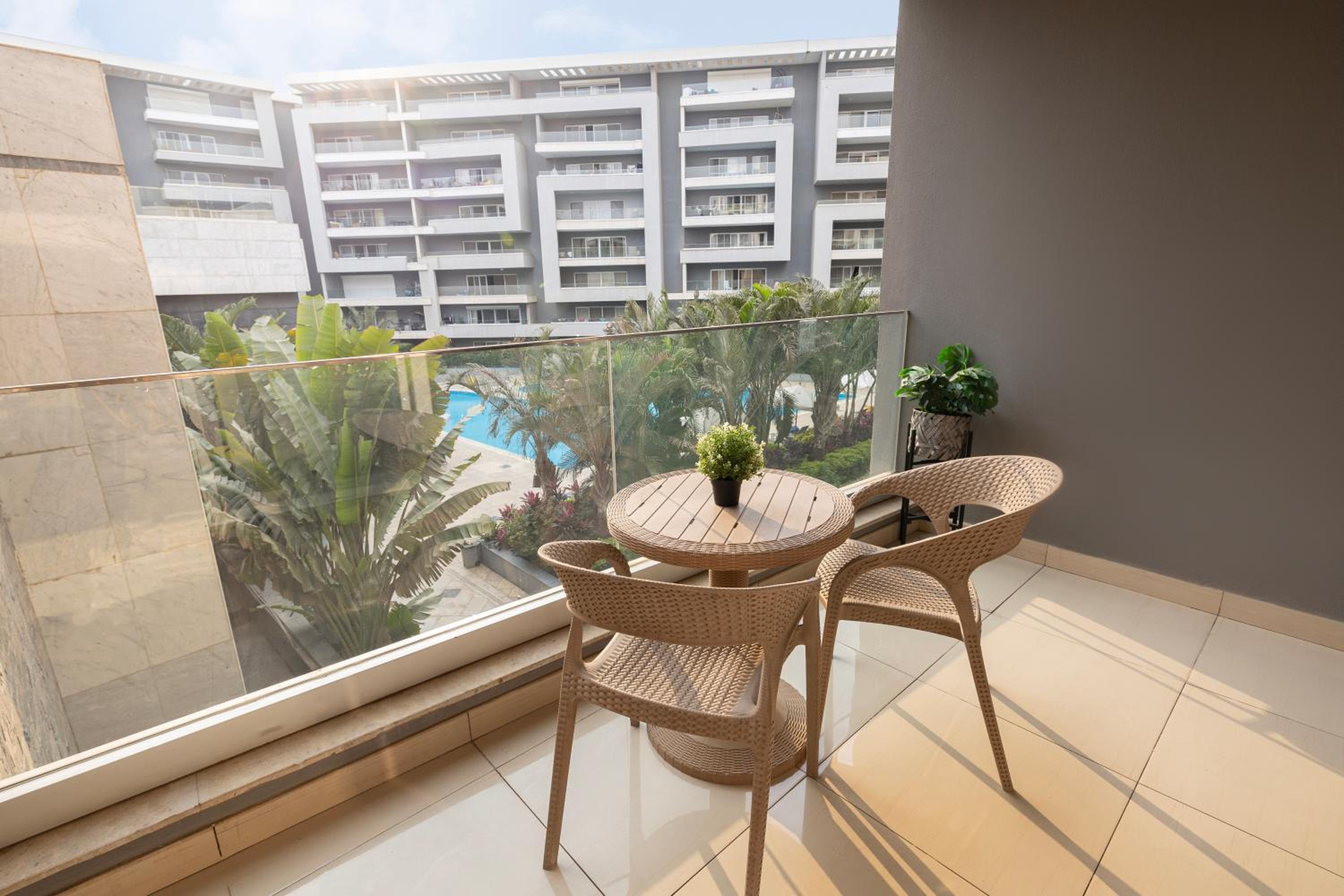 Studio with Pool View