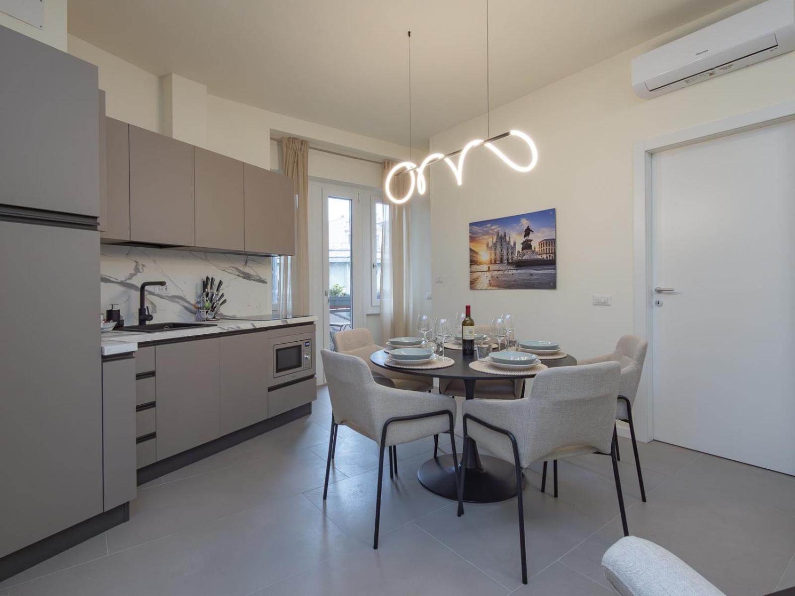 Deluxe Two-Bedroom Apartment with Garden View