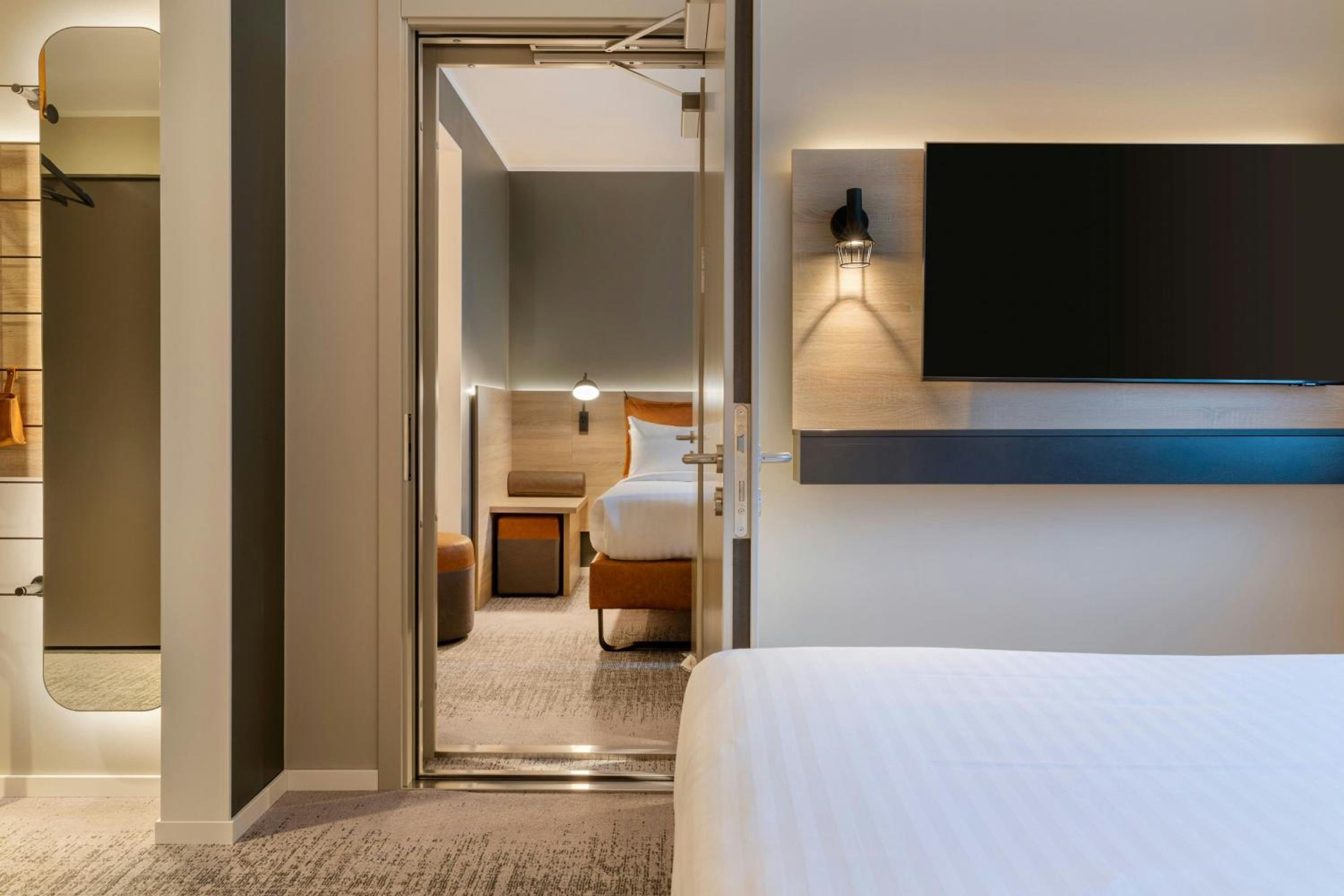 Moxy Connecting  Sleeper Room
