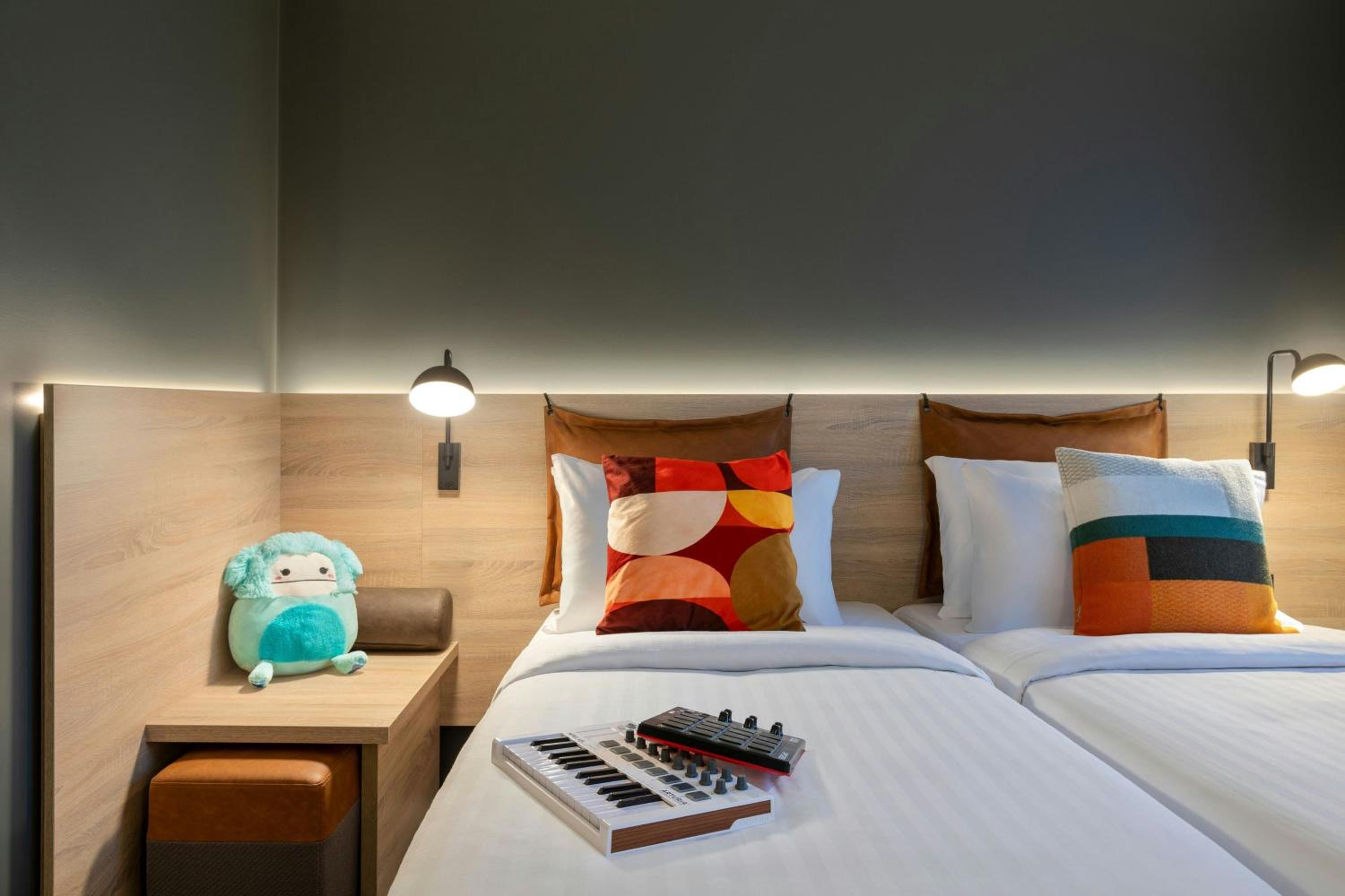 Moxy Connecting  Sleeper Room