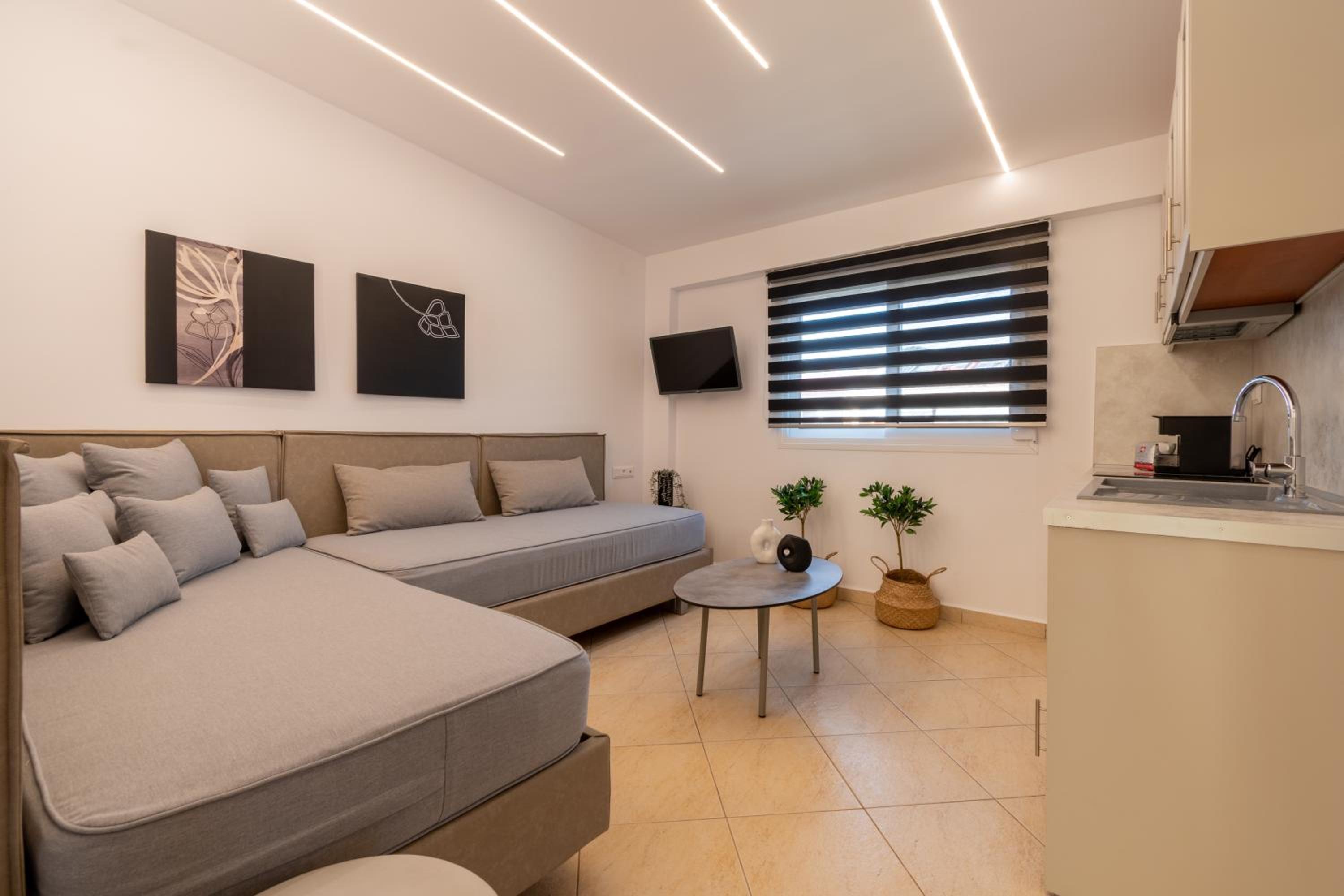 One-Bedroom Apartment with Balcony and Sea View