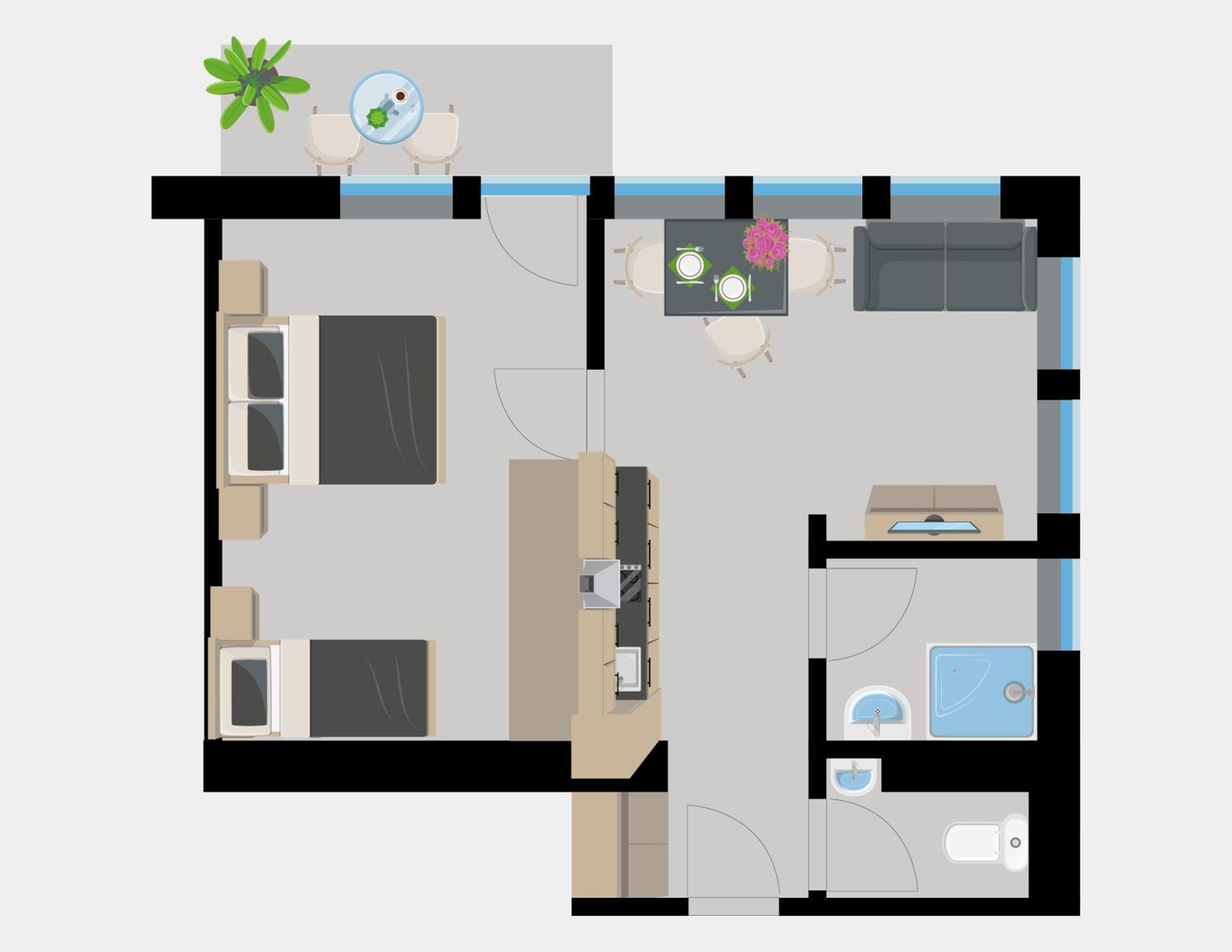 One-Bedroom Apartment