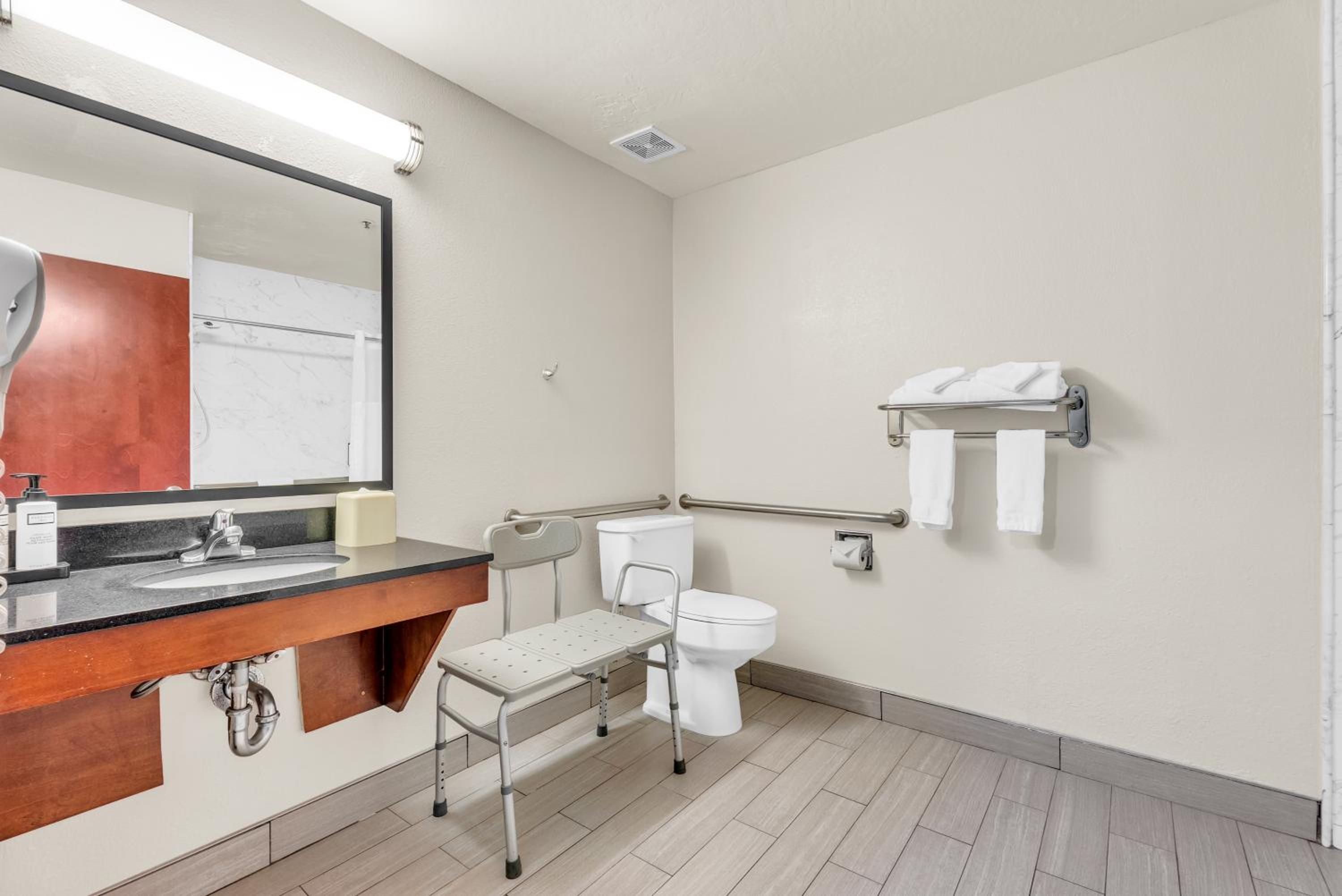 King One-Bedroom Suite with  Mobility/Hearing Access and Roll-In Shower, No Smoking - Photo 9