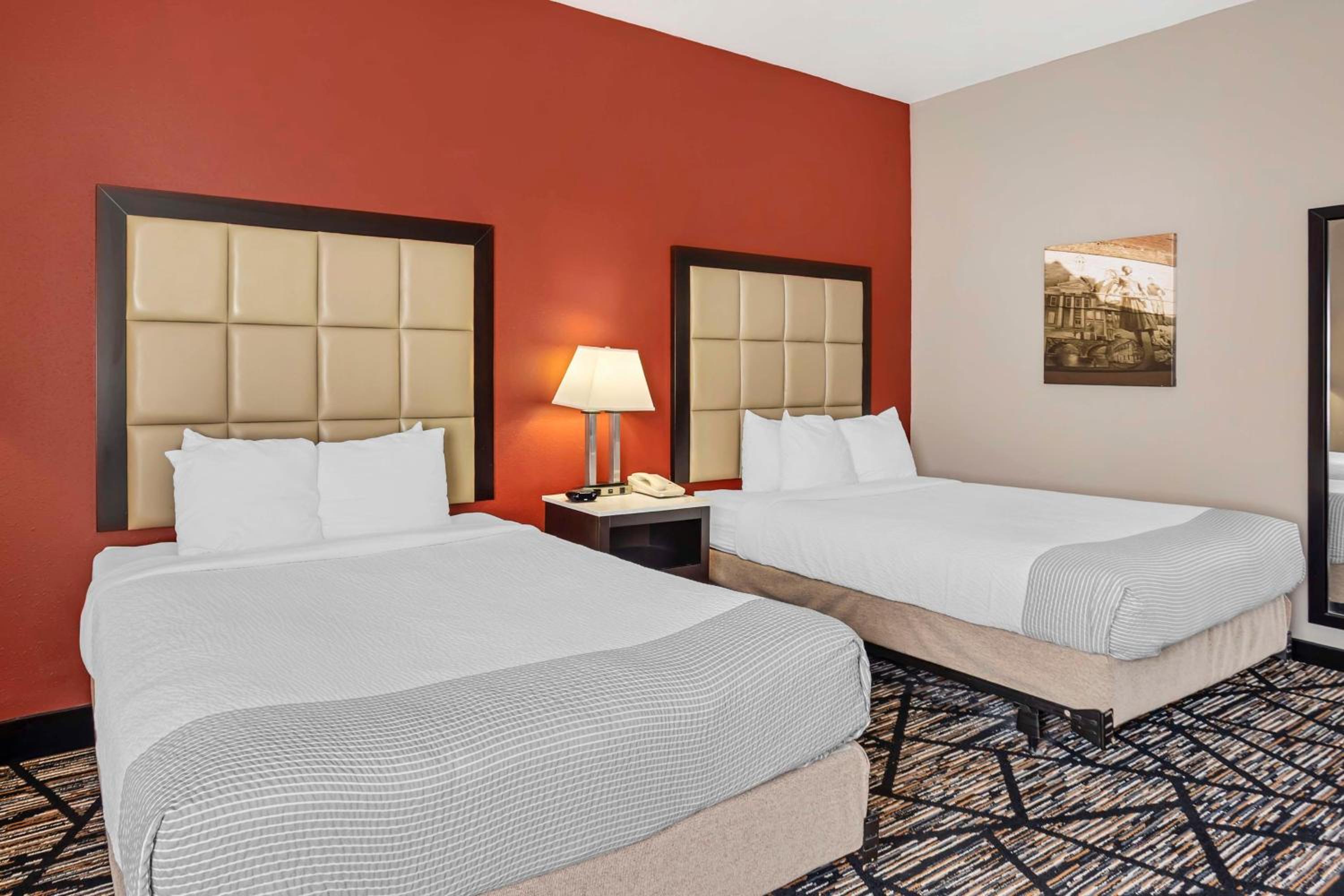 Queen Room with Two Queen Beds and Roll-In Shower and Sofa - Mobility Accessible photo 1