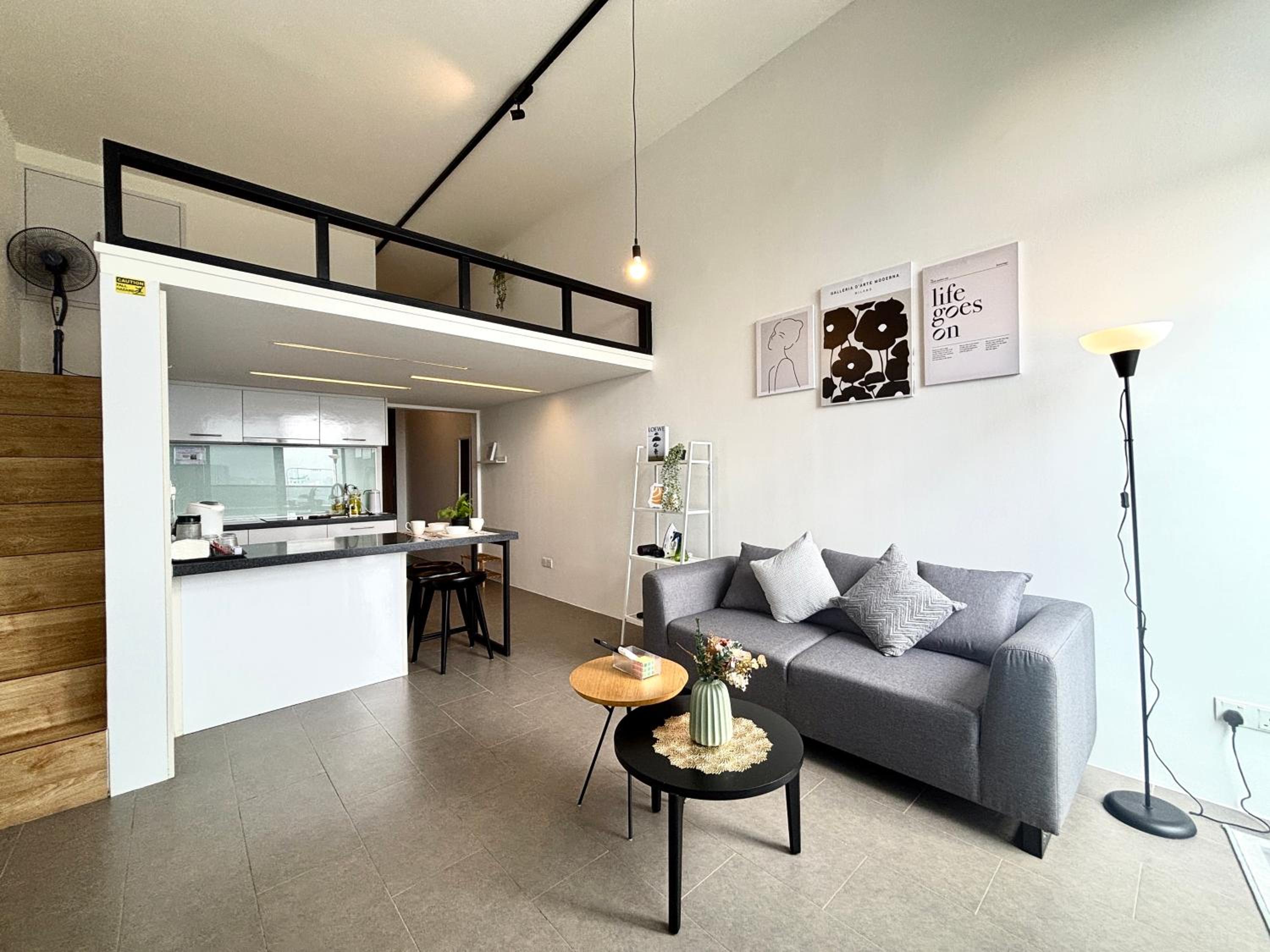 Studio with Balcony