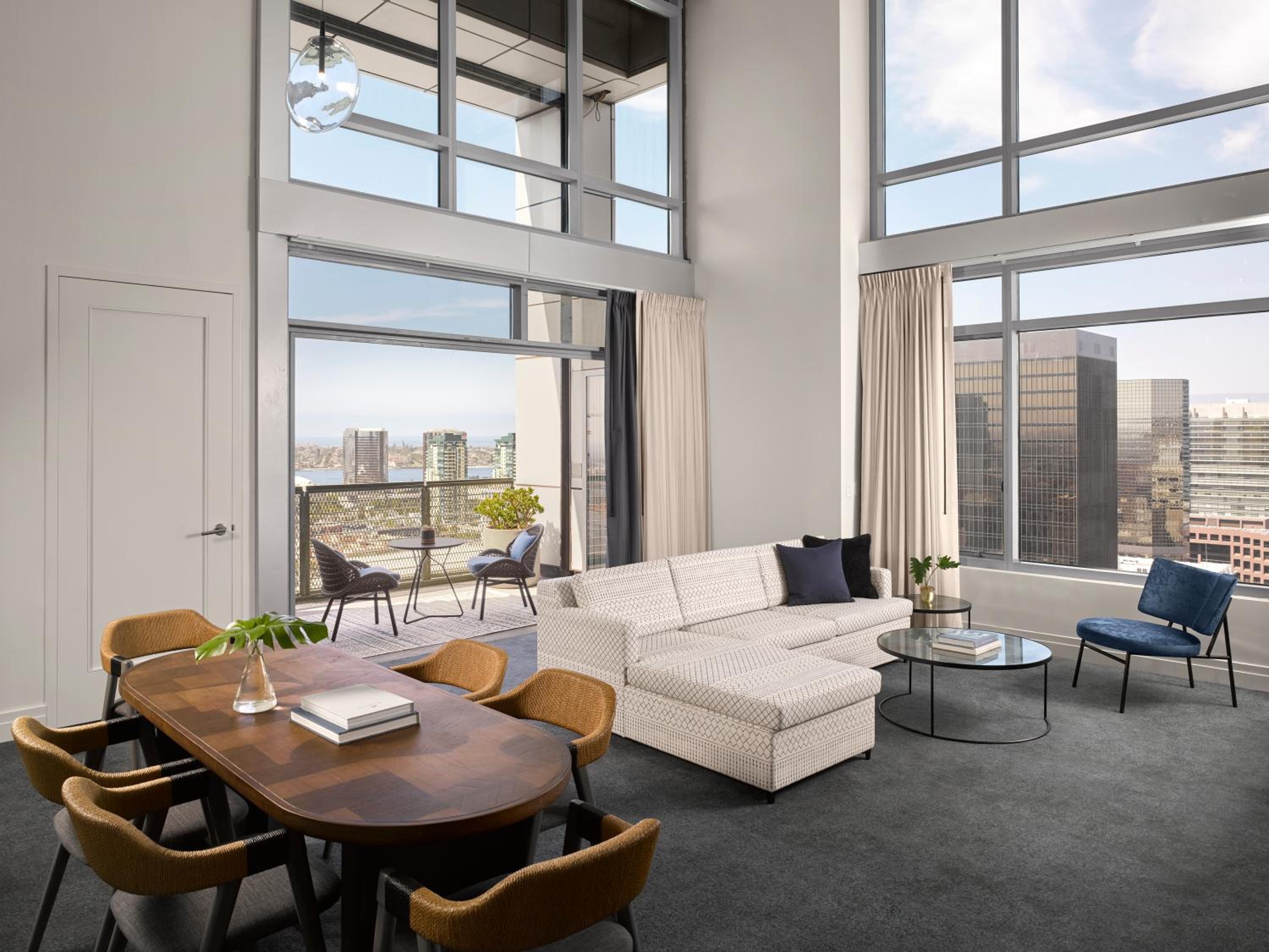 One-Bedroom Coronado Penthouse Loft Suite with Balcony
