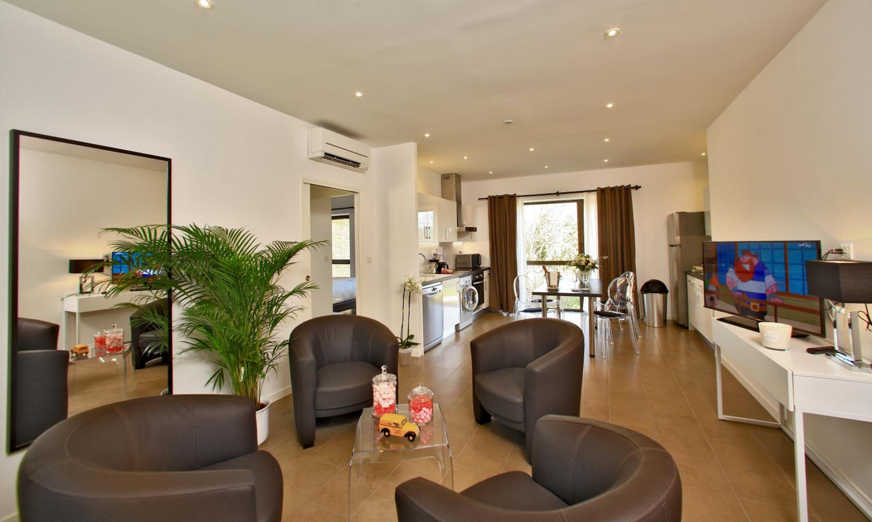 Deluxe Two-Bedroom Apartment with Private Terrace photo 3