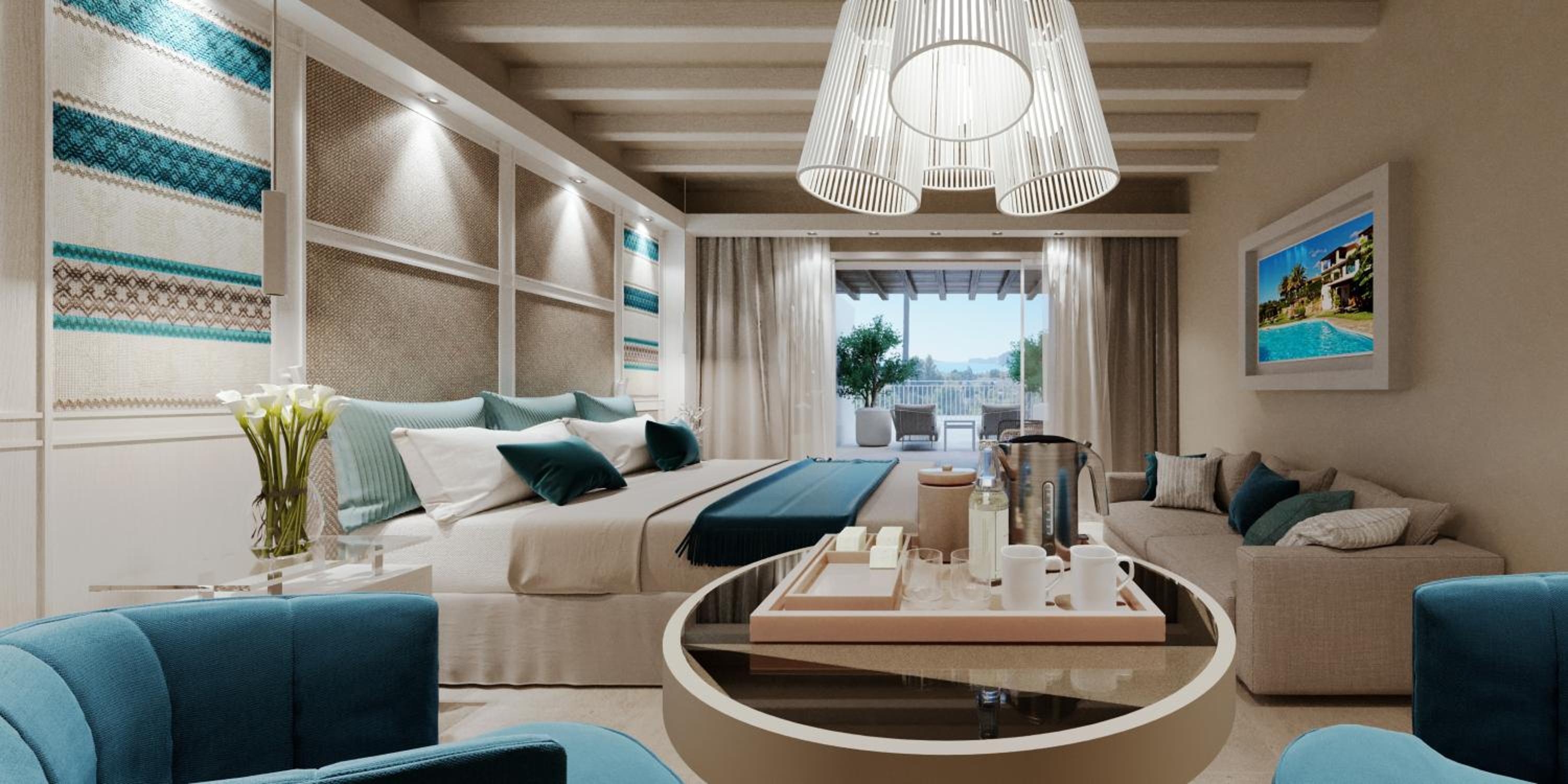 Deluxe Double or Twin Room with Sea View