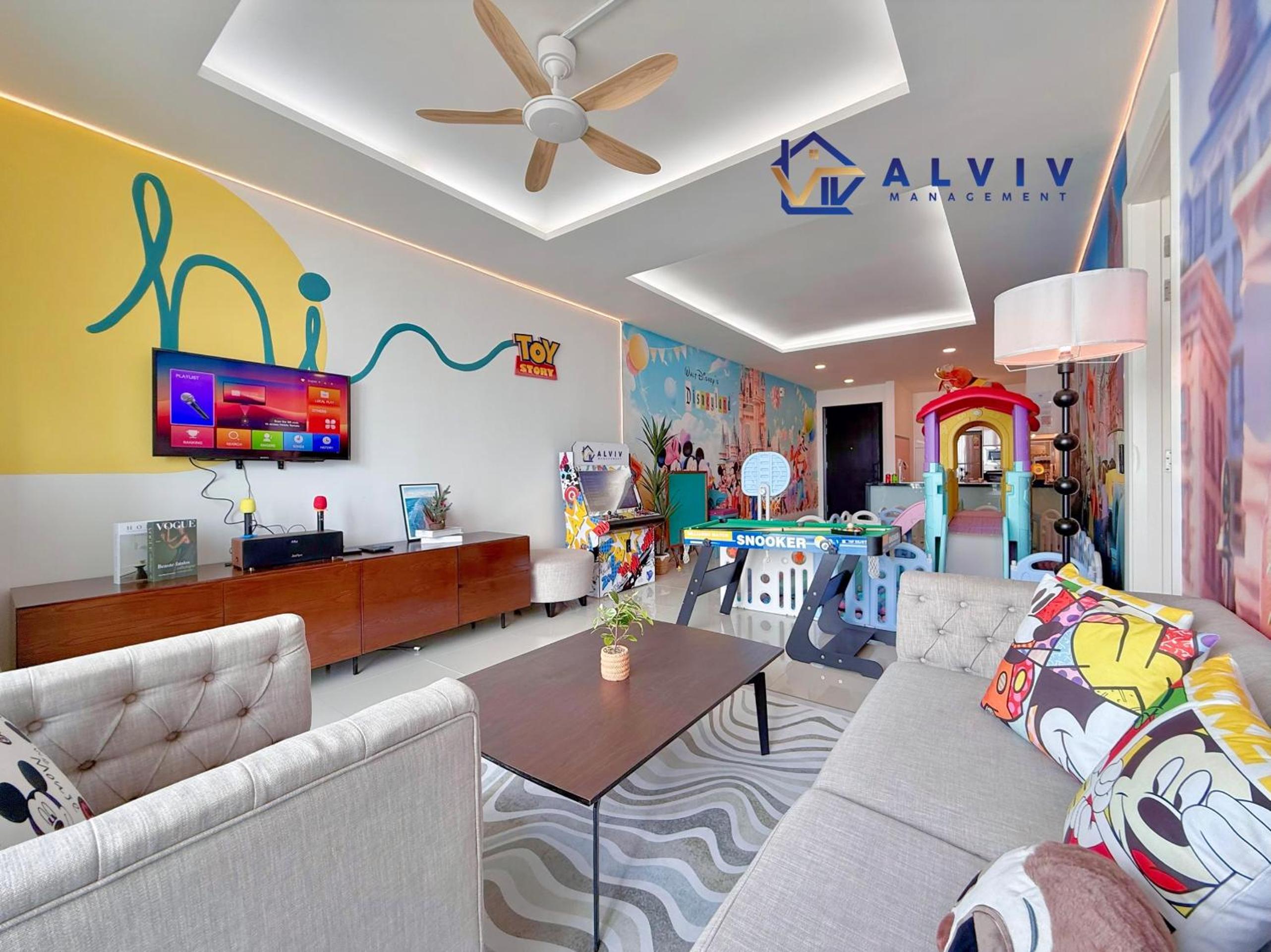 Dreamland Theme Three-Bedroom Apartment with Kids Playground - Photo 8