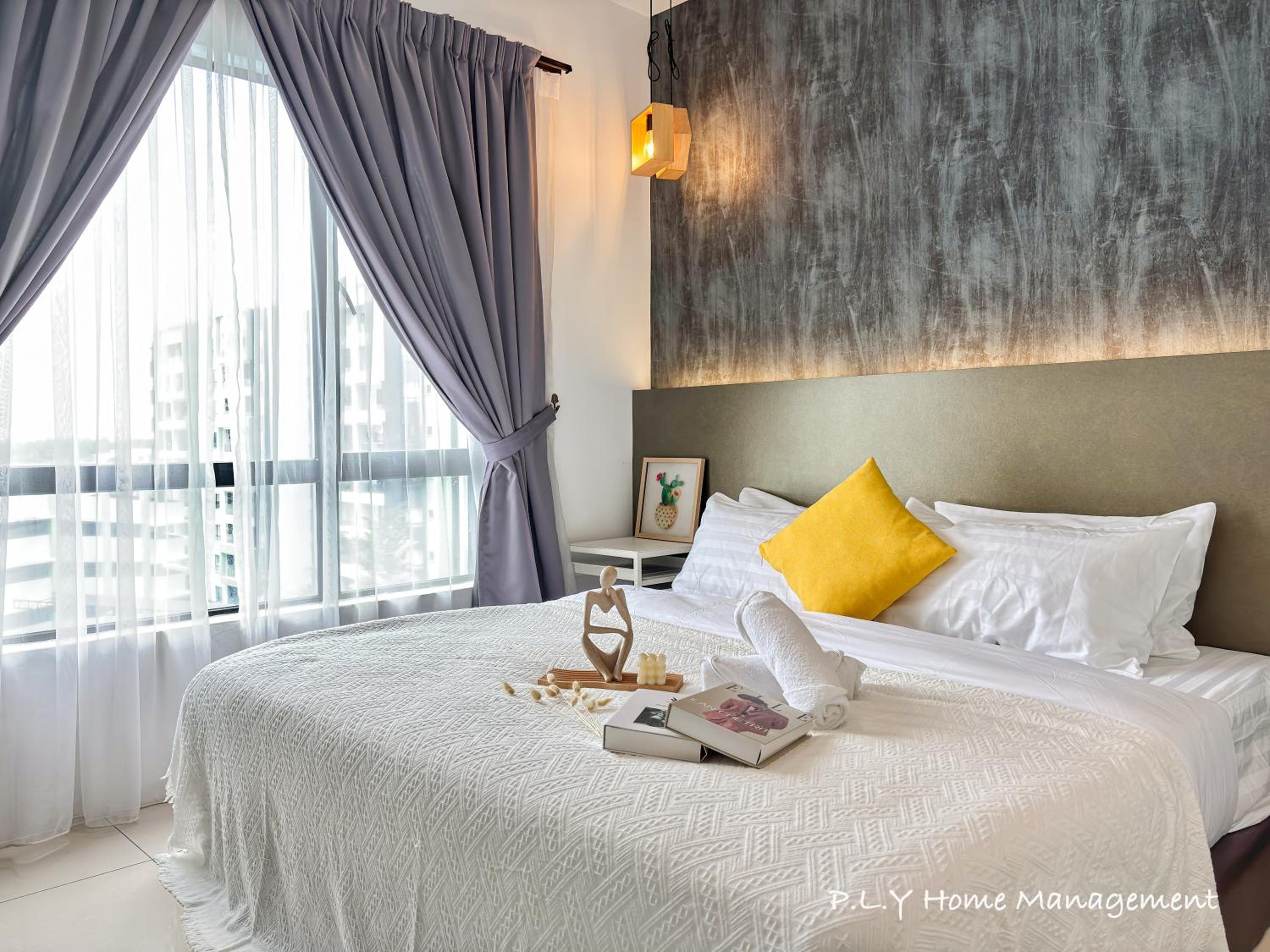 Three-Bedroom Premium Apartment with Balcony