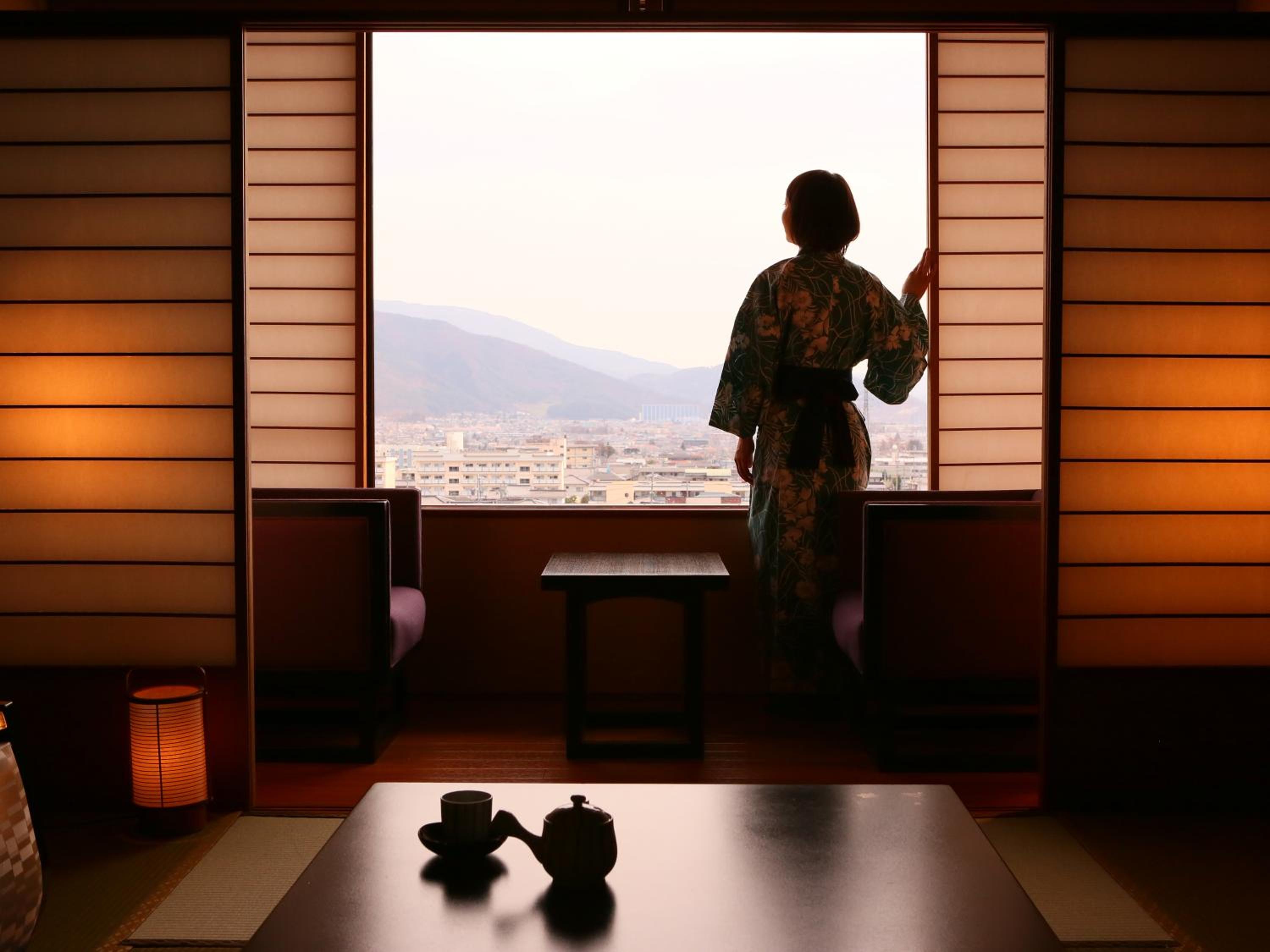 Japanese-Style Room with Semi Open-Air Bath  photo 3