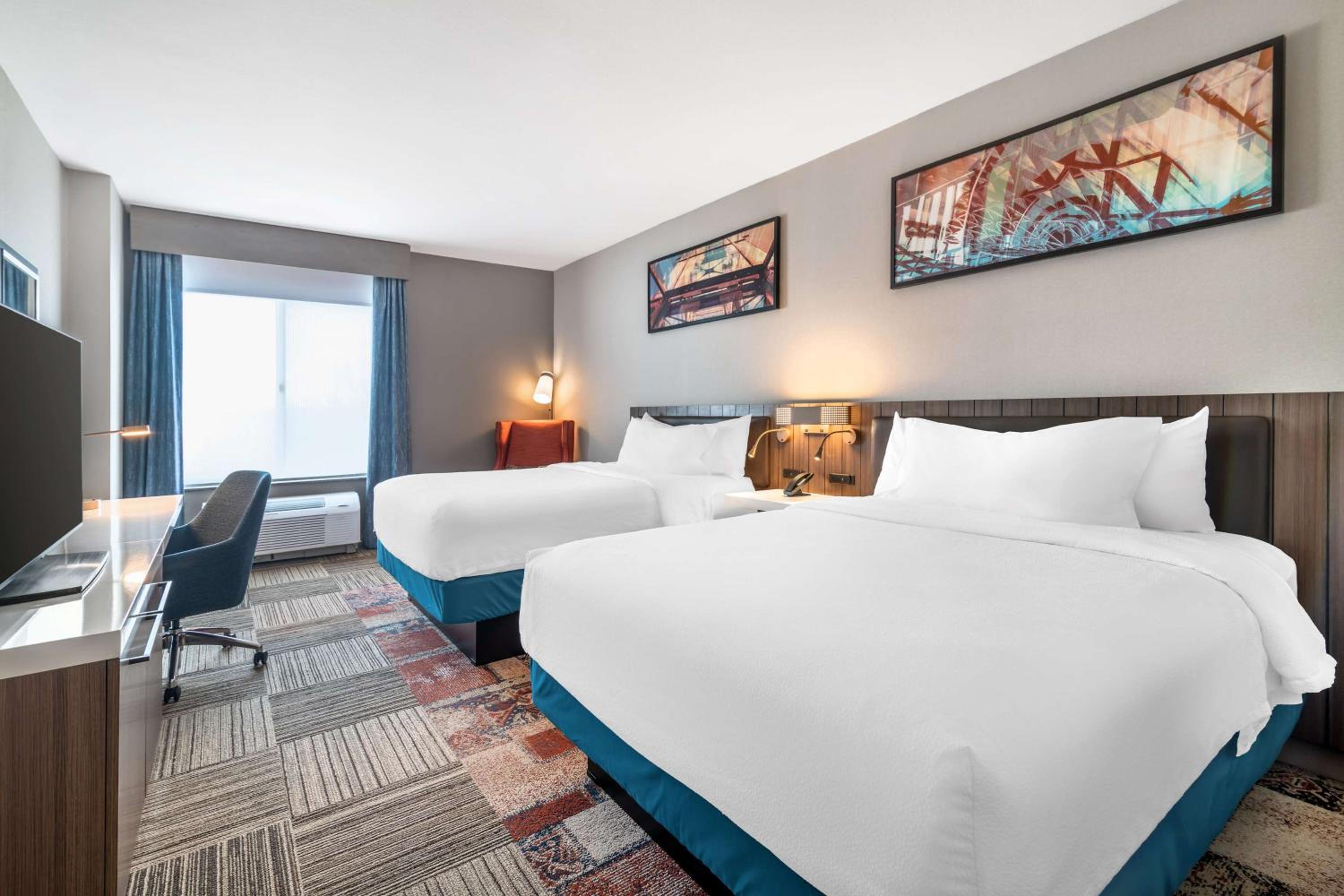 Queen Room with Two Queen Beds and Walk-In Shower photo 1