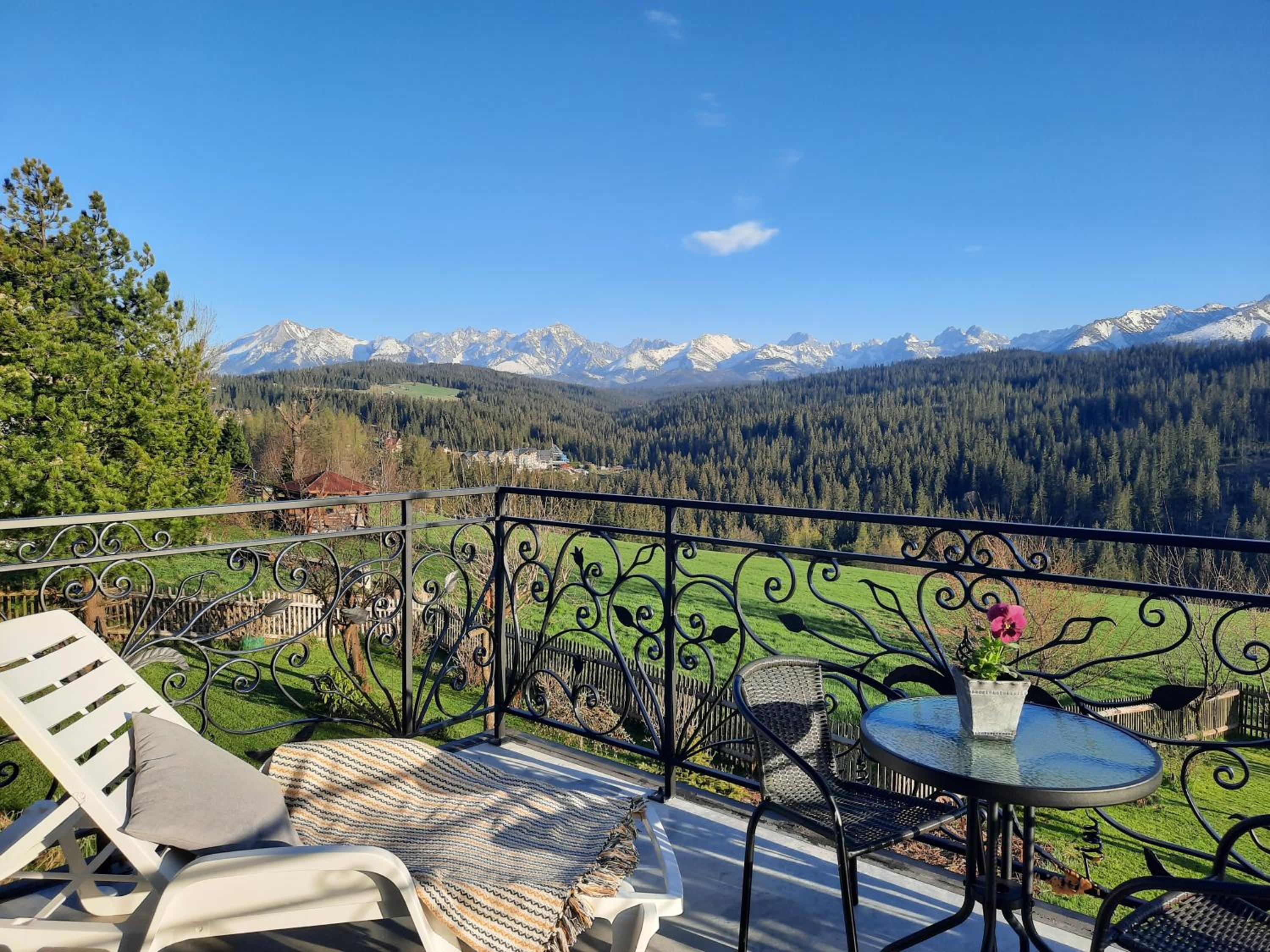 One-Bedroom Apartment with Balcony and Mountain View   photo 1
