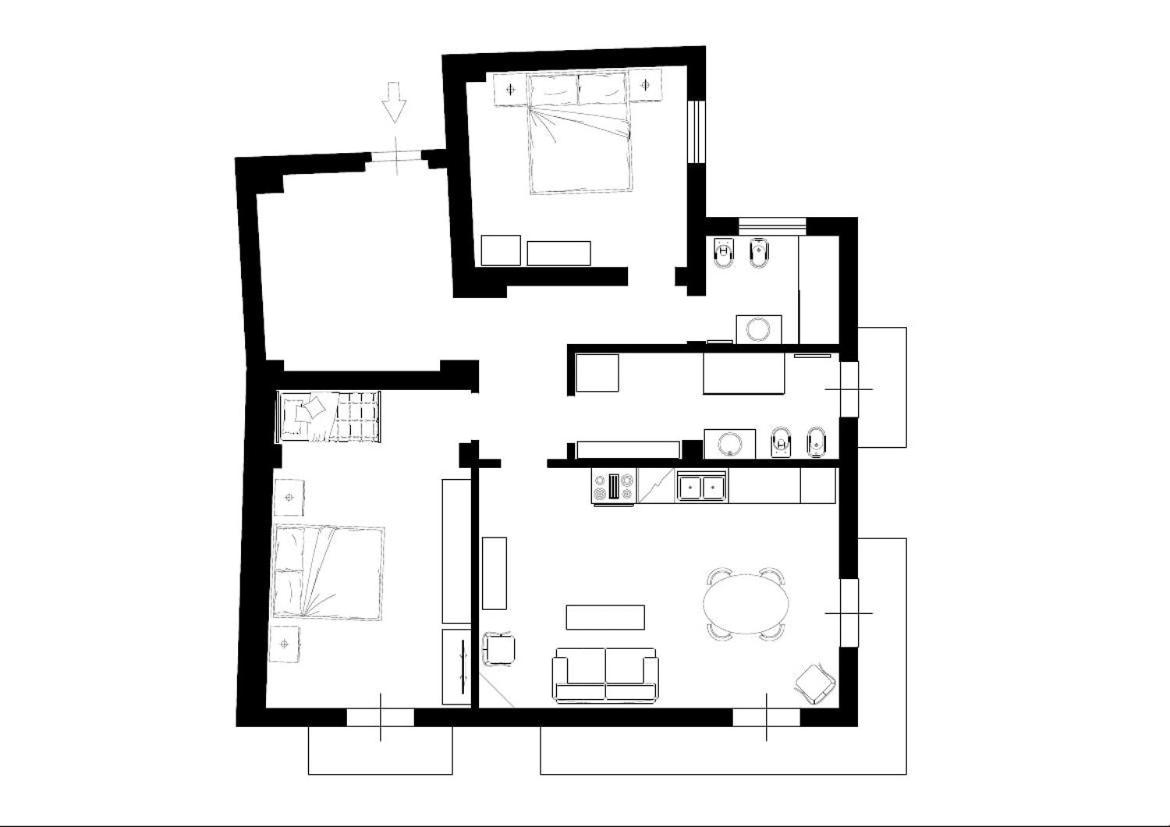 Two-Bedroom Apartment with City View