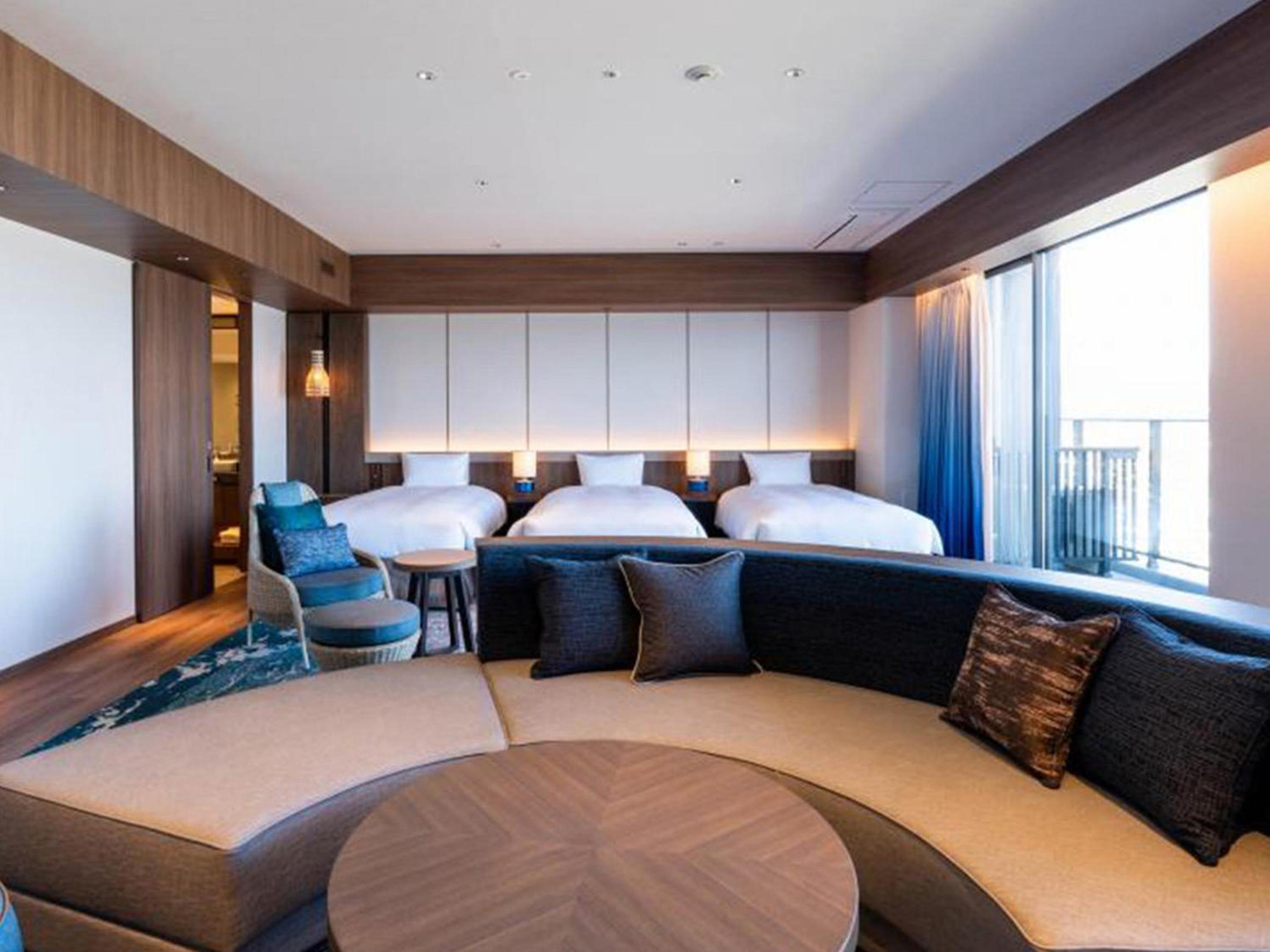 SORA KAN Junior Suite Room with Ocean View (66㎡) - Buffet Breakfast and Dinner Included (TERRACE & DINING SORA) - The Number of Beds Depends on the Number of Guests