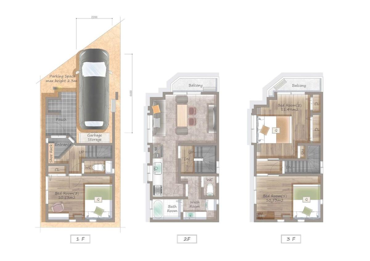 Three-Bedroom Apartment with Balcony photo 2