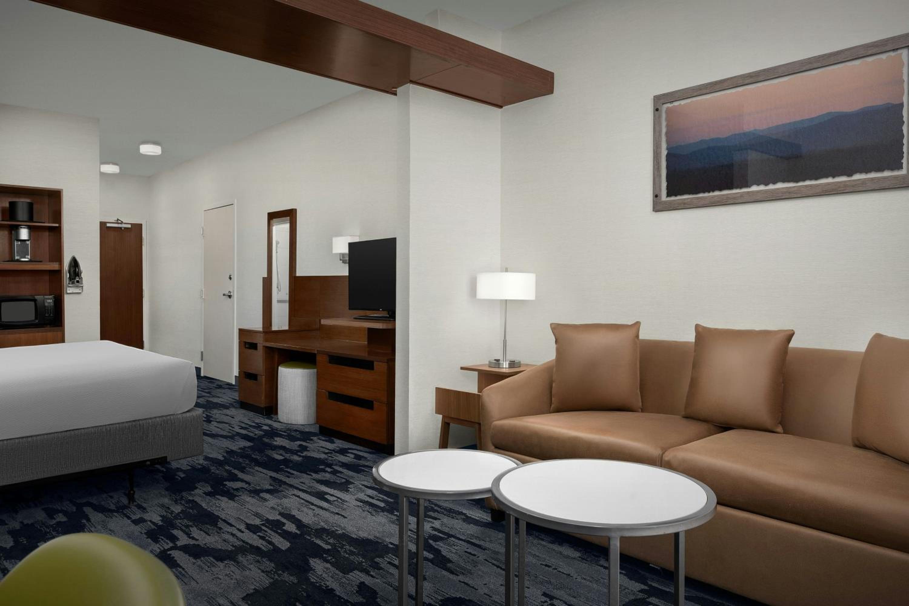Studio with King Bed, Roll-In Shower and Sofa Bed - Mobility Access/Hearing Accessible photo 2