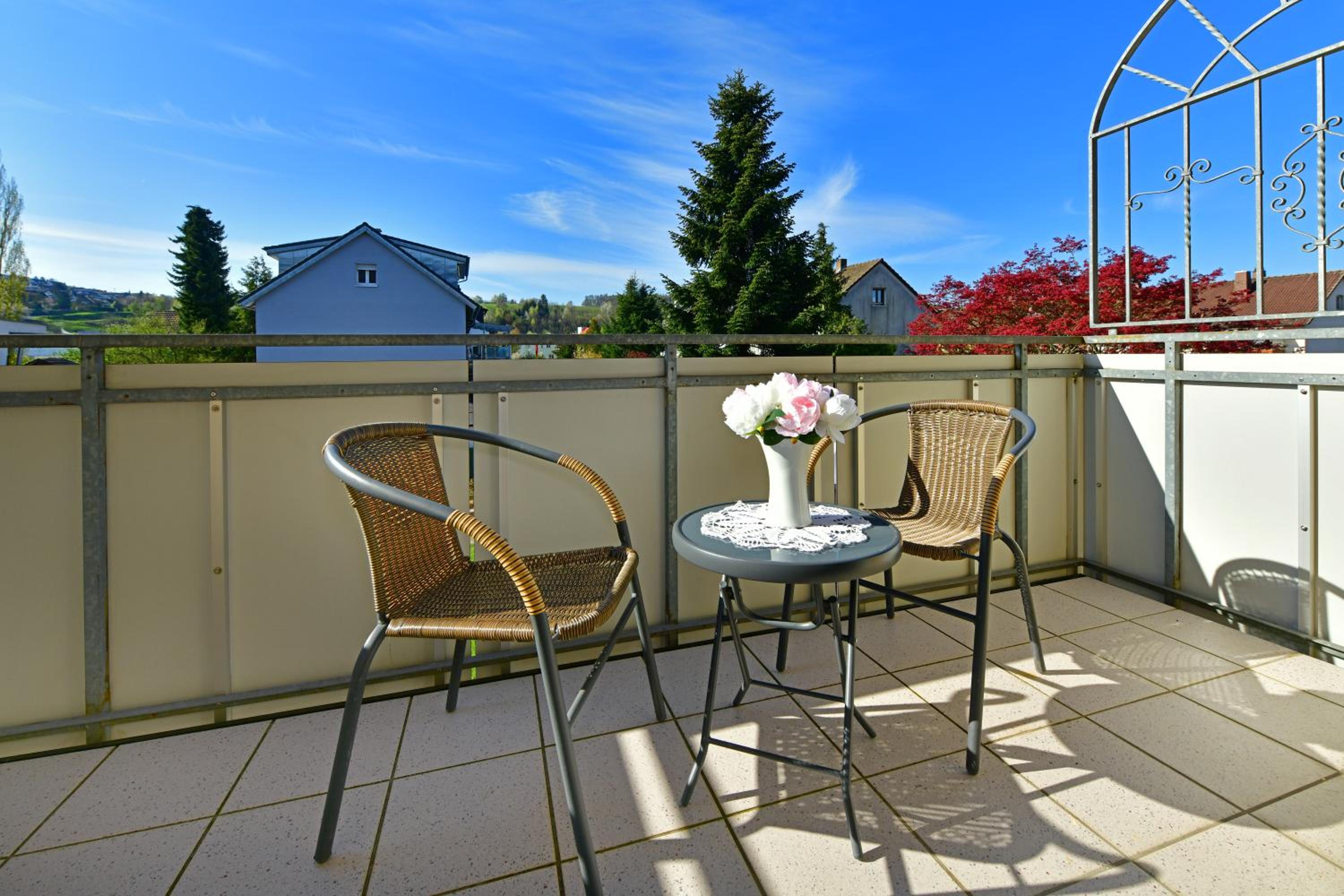 Apartment with Balcony and Garden View photo 1