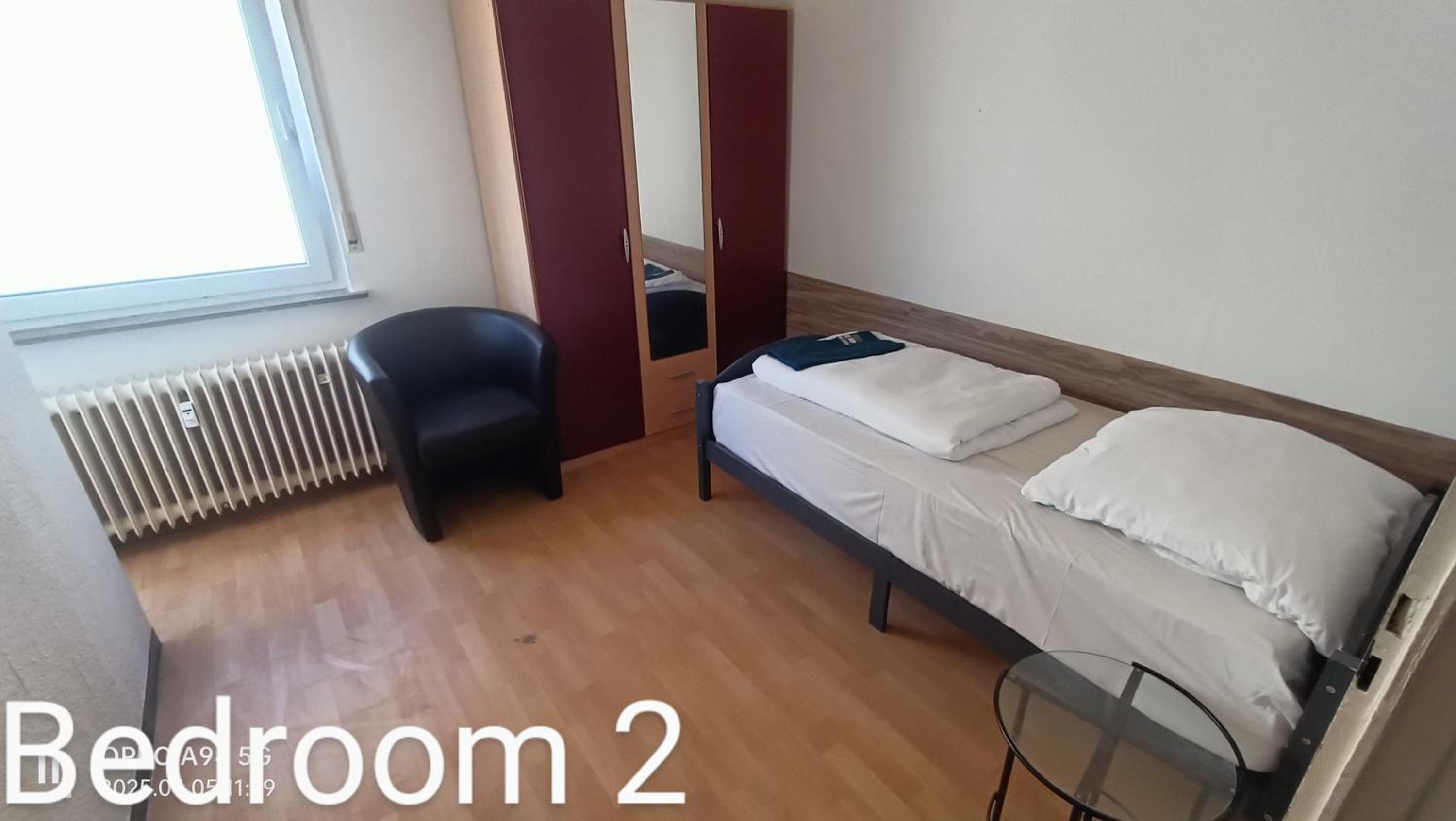 Three-Bedroom Apartment with Balcony
