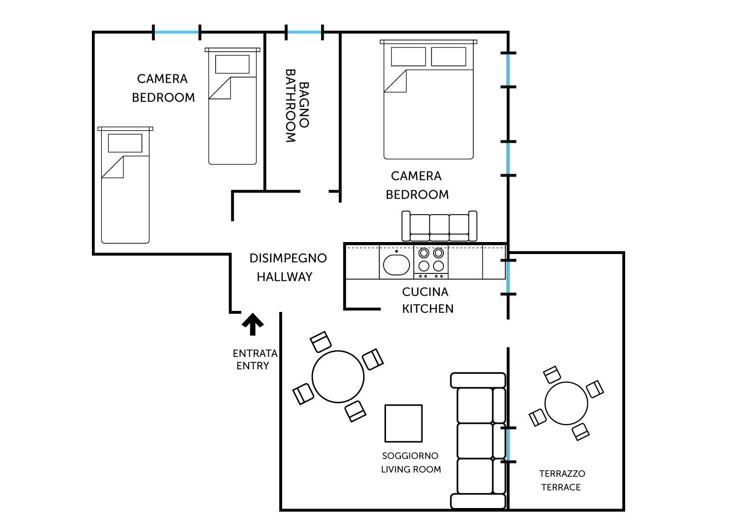 Two-Bedroom Apartment