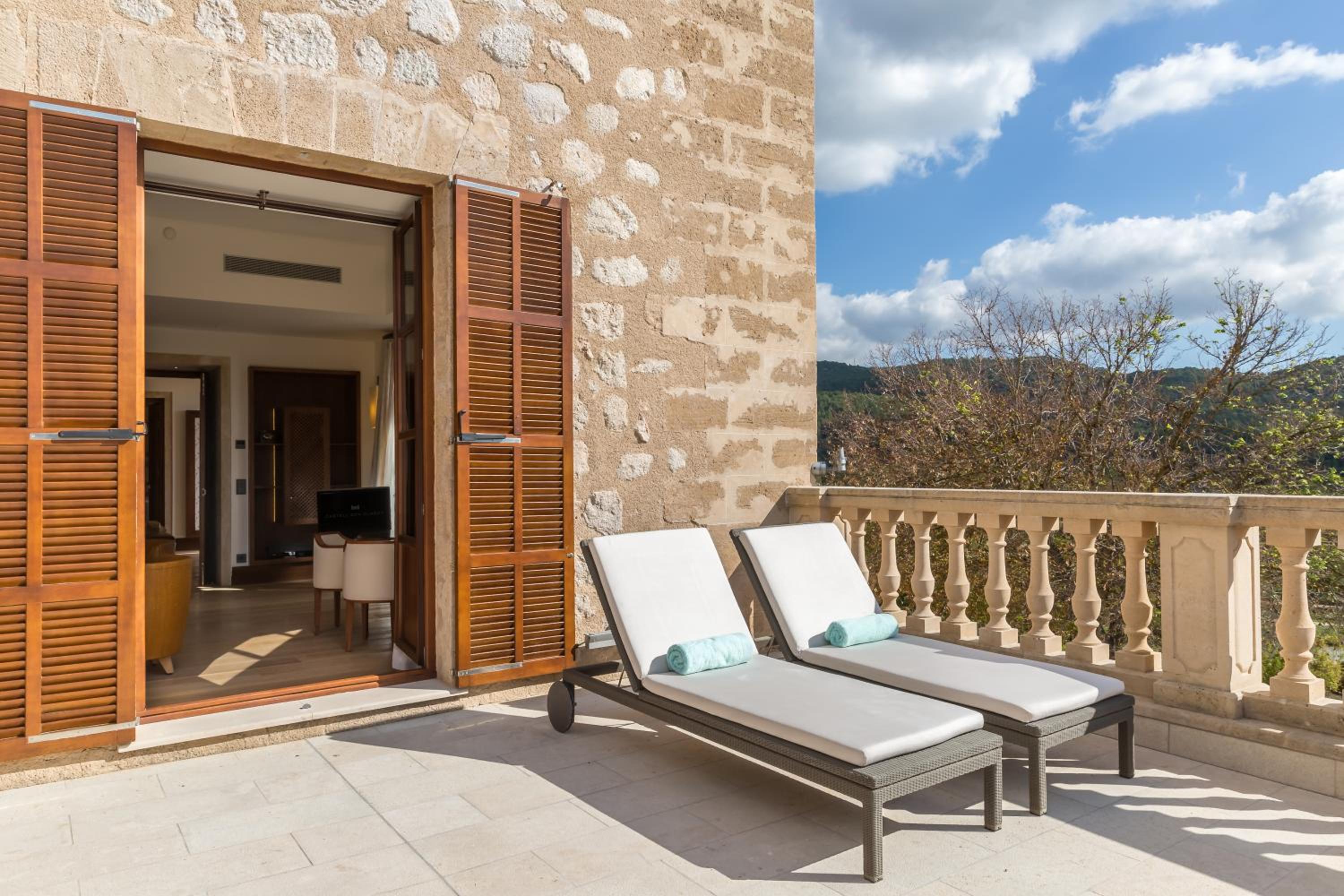 Suite with Balcony at Castell Son Claret – The Leading Hotels of the World