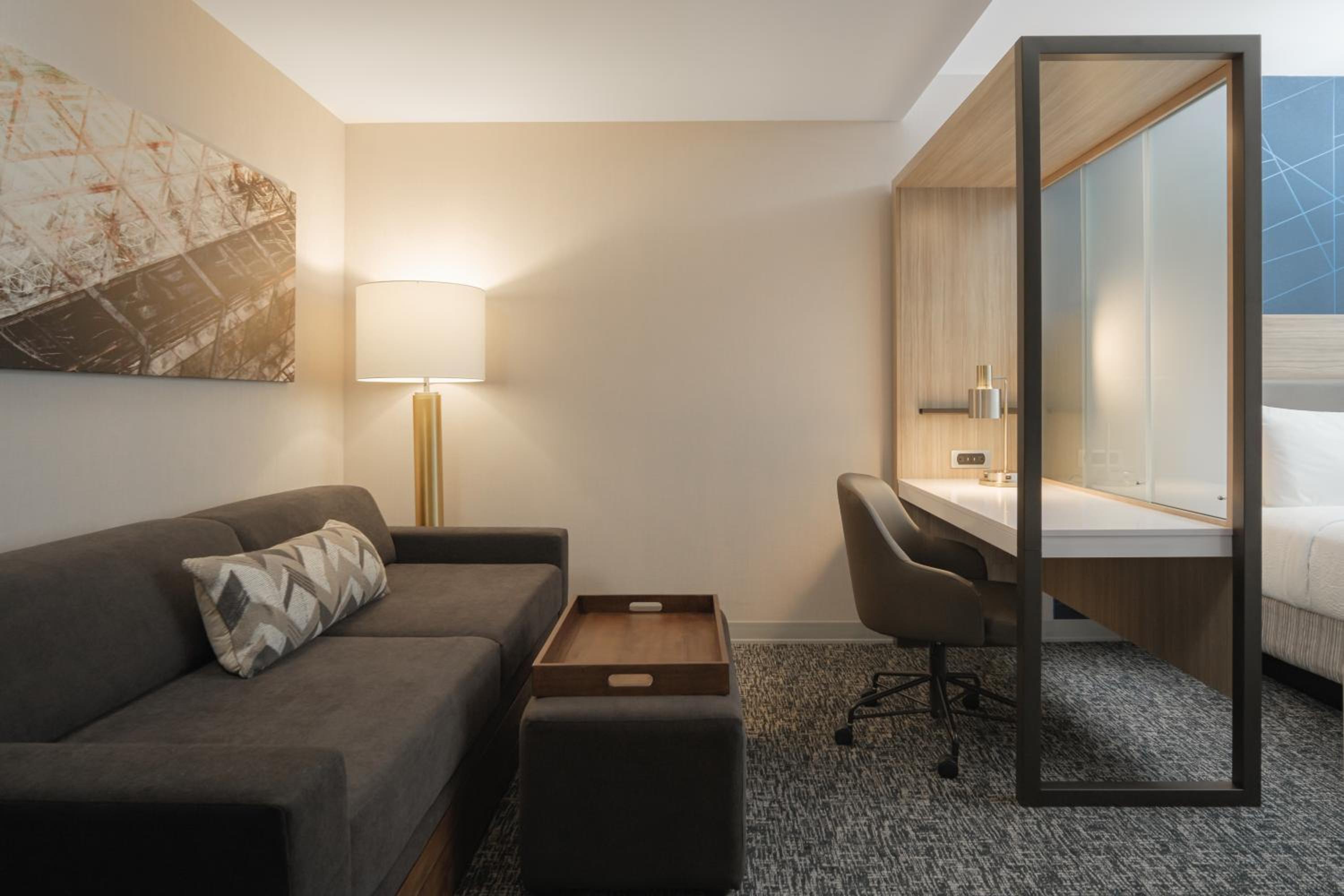 King Suite with Roll-In Shower - Mobility and Hearing Accessible
