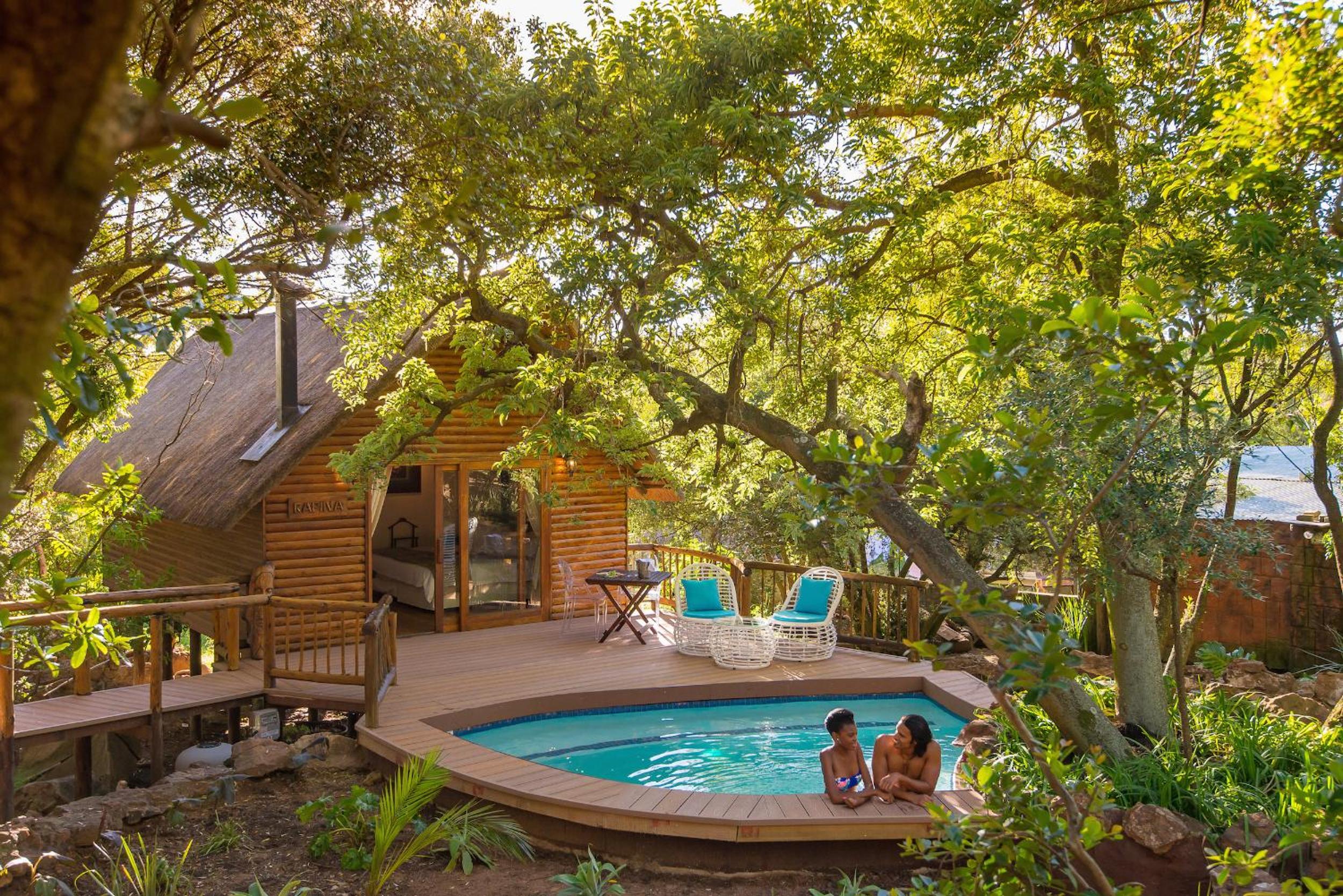 Chalet with pool photo 3