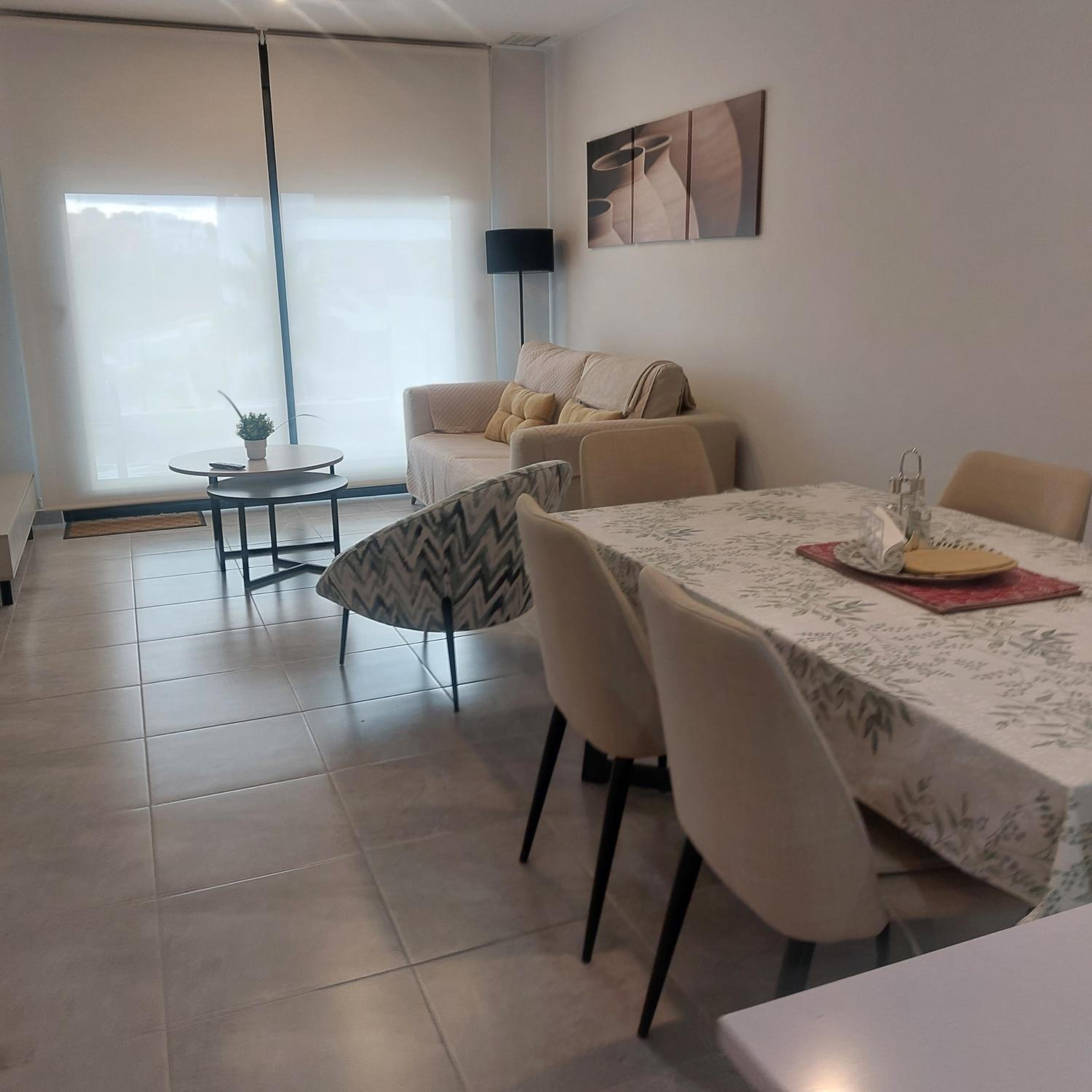 Three-Bedroom Apartment with Balcony