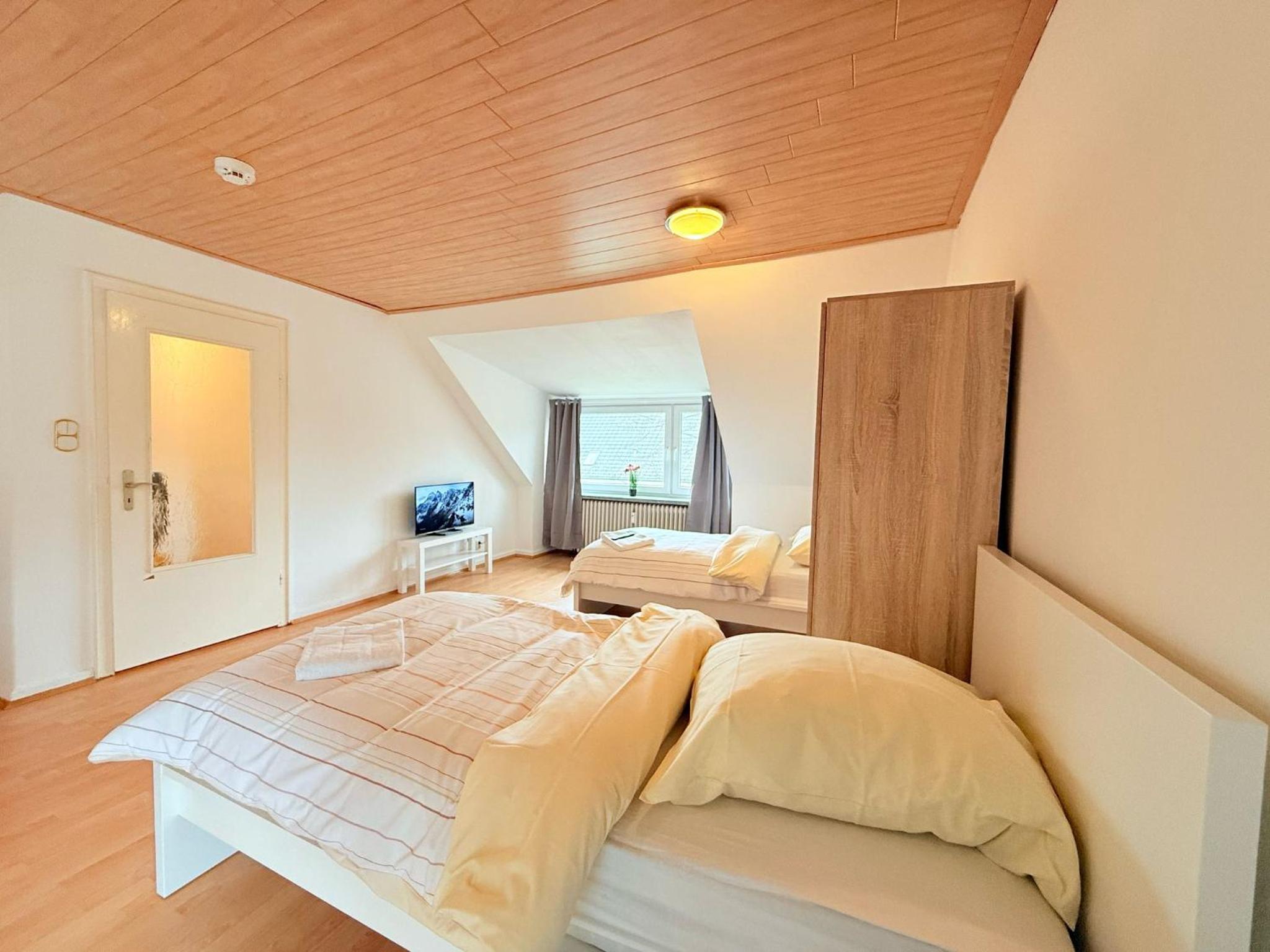Three-Bedroom Apartment with Balcony