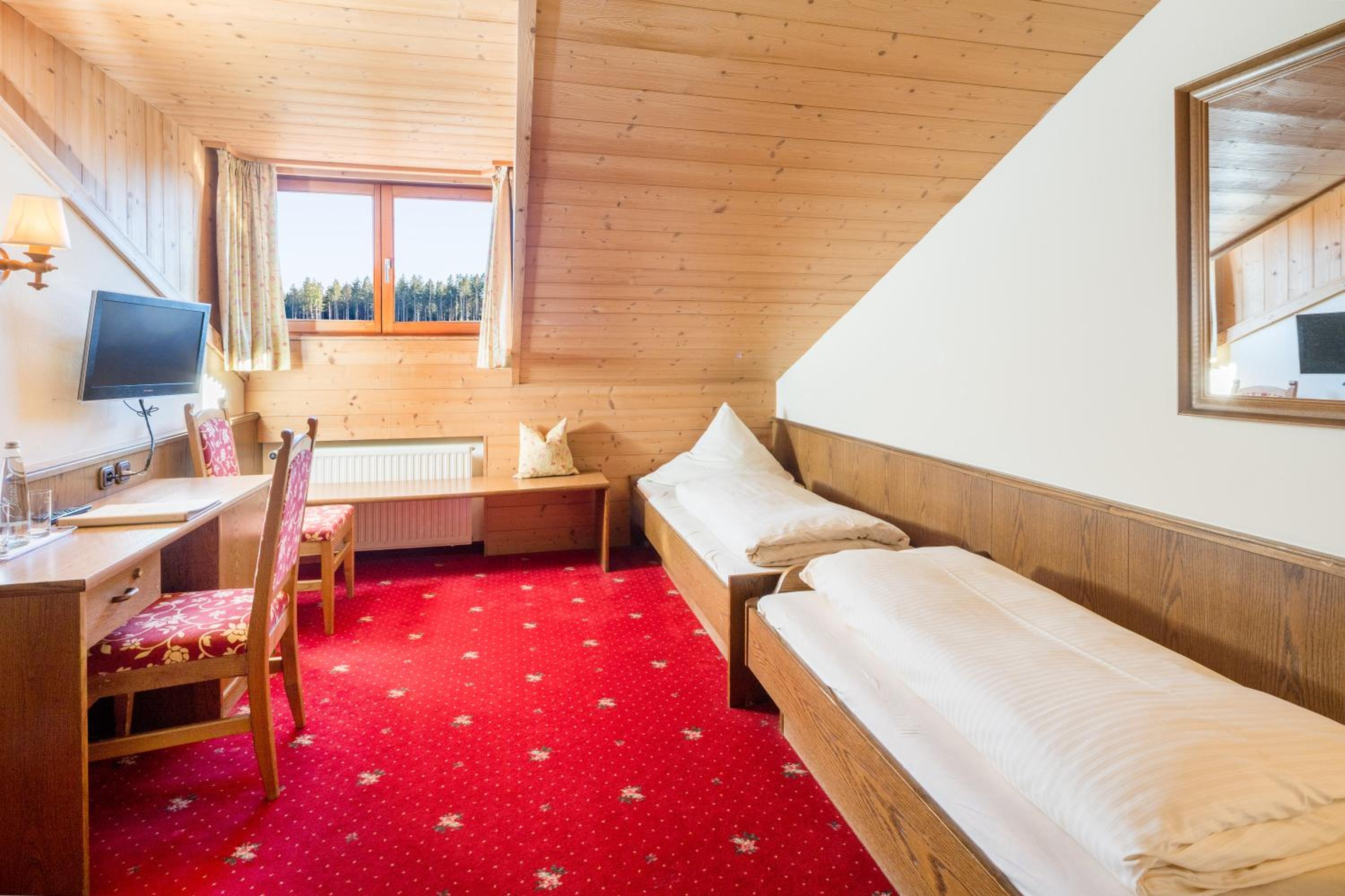 Small Twin Room with sloping roof