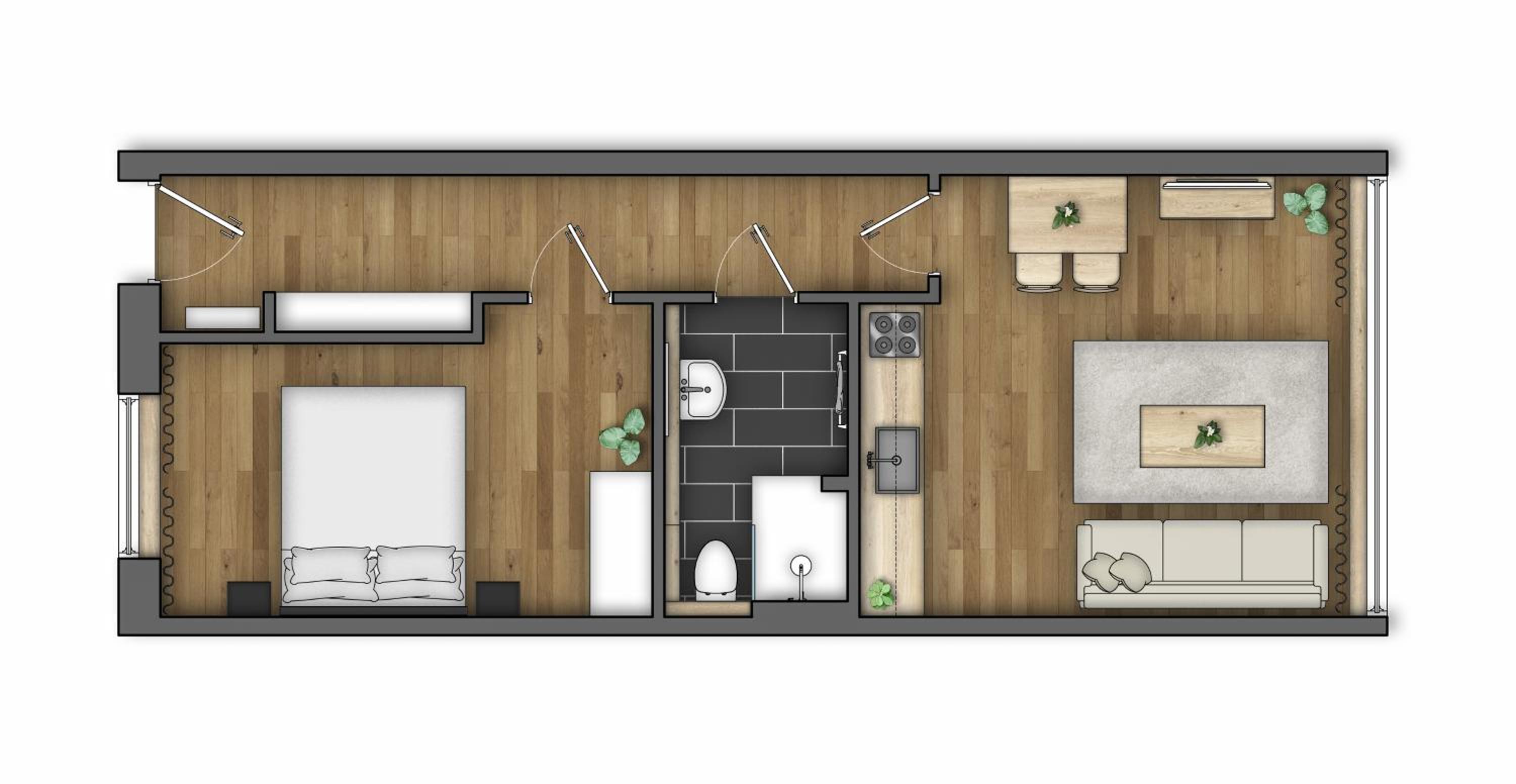 2-Room Apartment photo 1