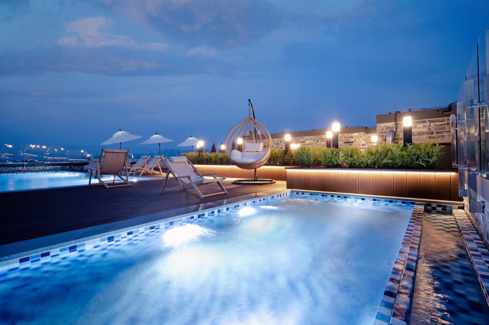 Deluxe Double Room with All-Day Swimming Pool Access for 2