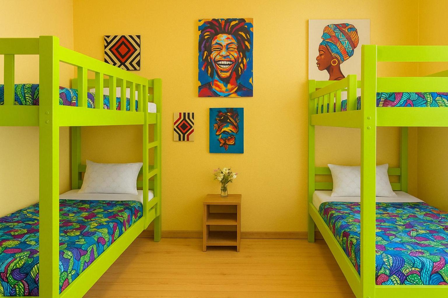 Bed in 4-Bed Female Dormitory Room